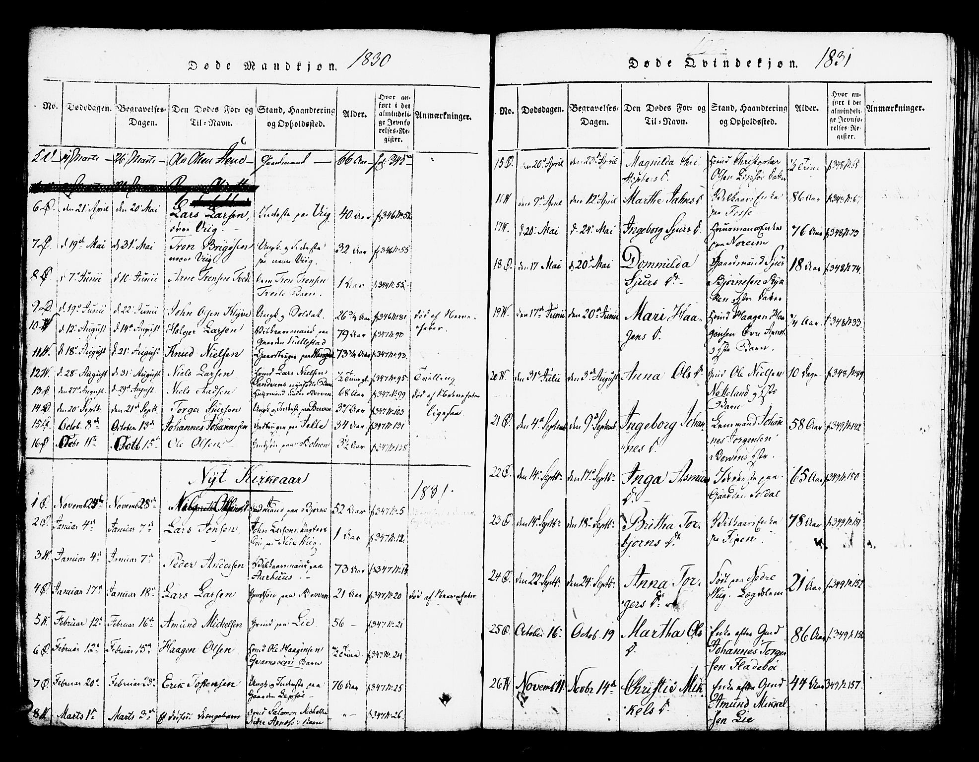 Kvam sokneprestembete, AV/SAB-A-76201/H/Haa: Parish register (official) no. A 6, 1818-1832, p. 102