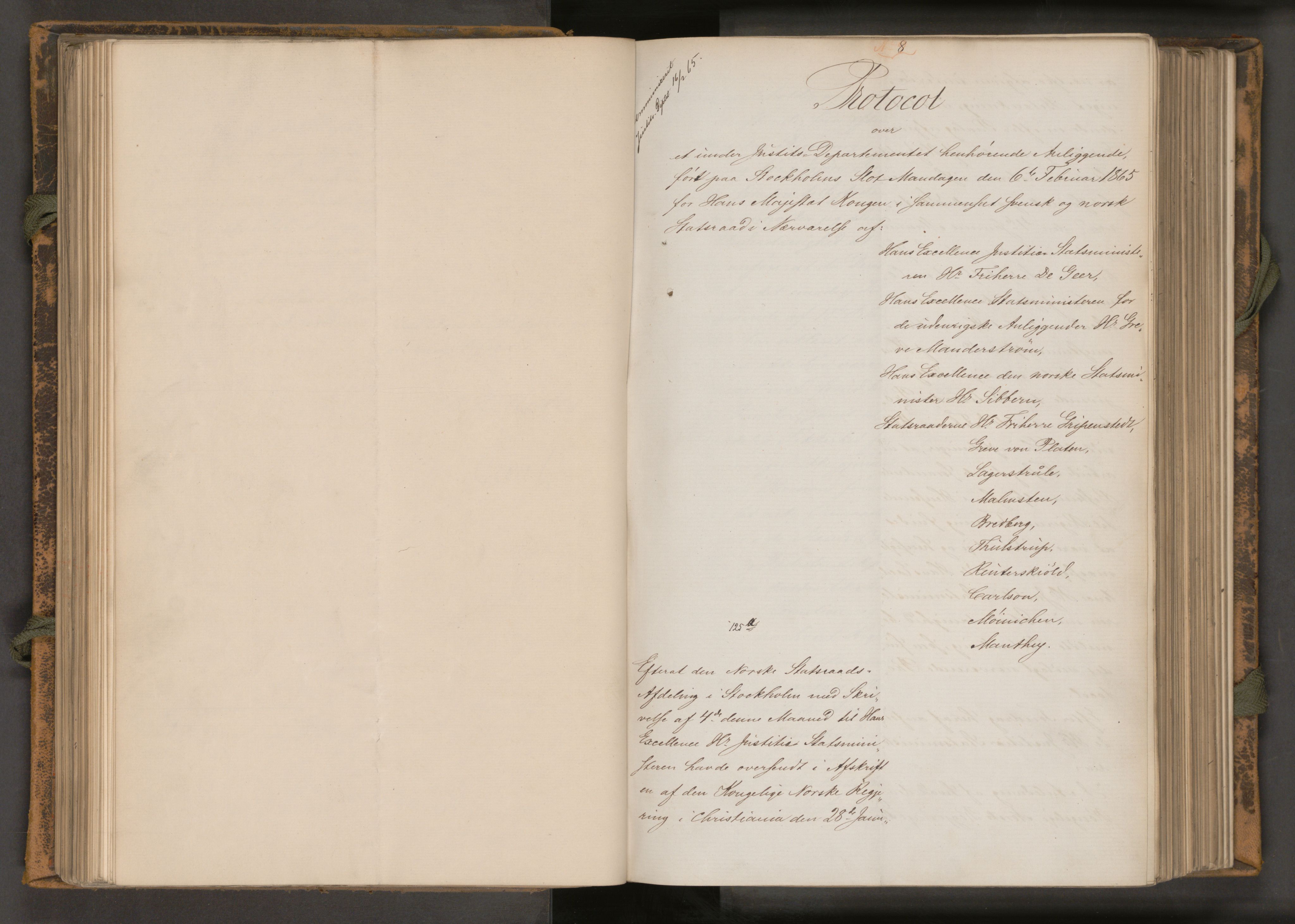 Statsrådssekretariatet, AV/RA-S-1001/A/Ab/L0103: Kgl. res. nr. 1-723, 1. halvår, 1865