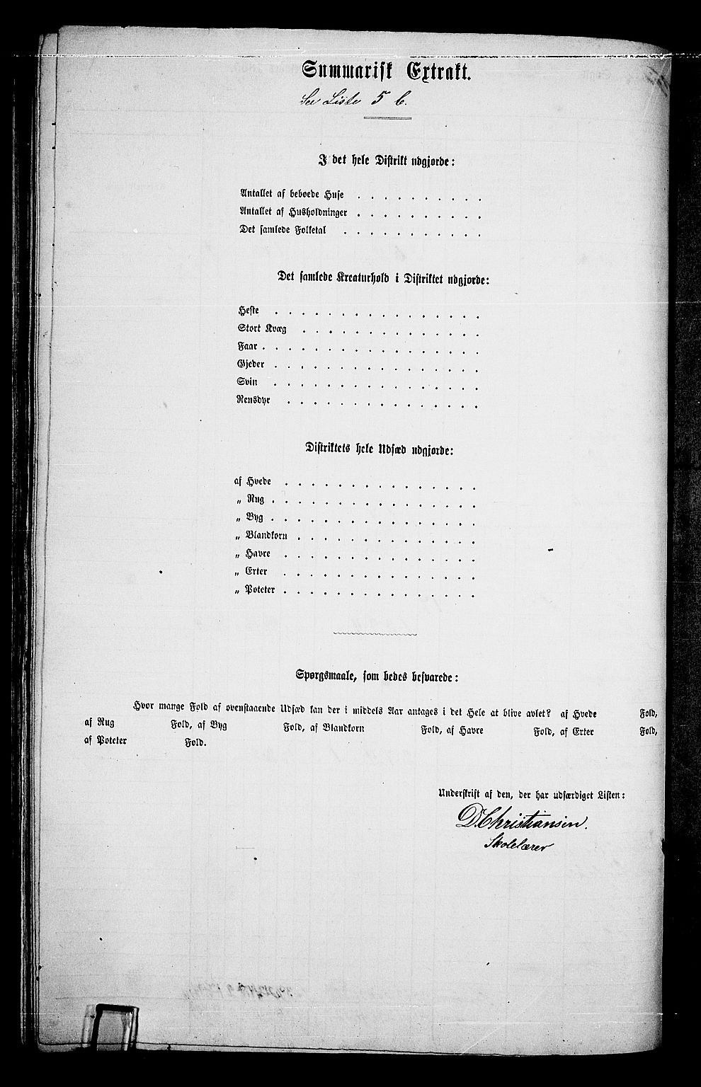 RA, 1865 census for Biri, 1865, p. 128