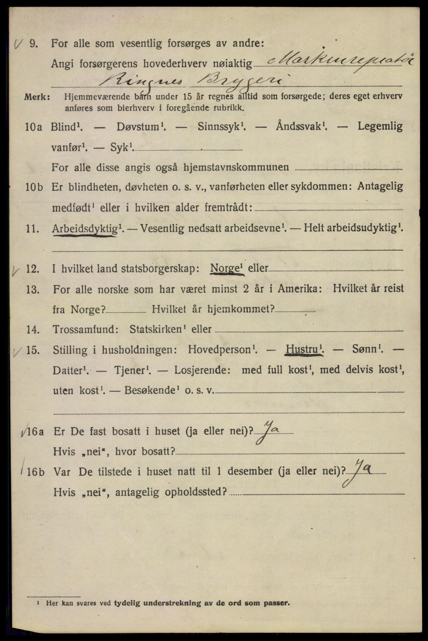 SAO, 1920 census for Kristiania, 1920, p. 278386