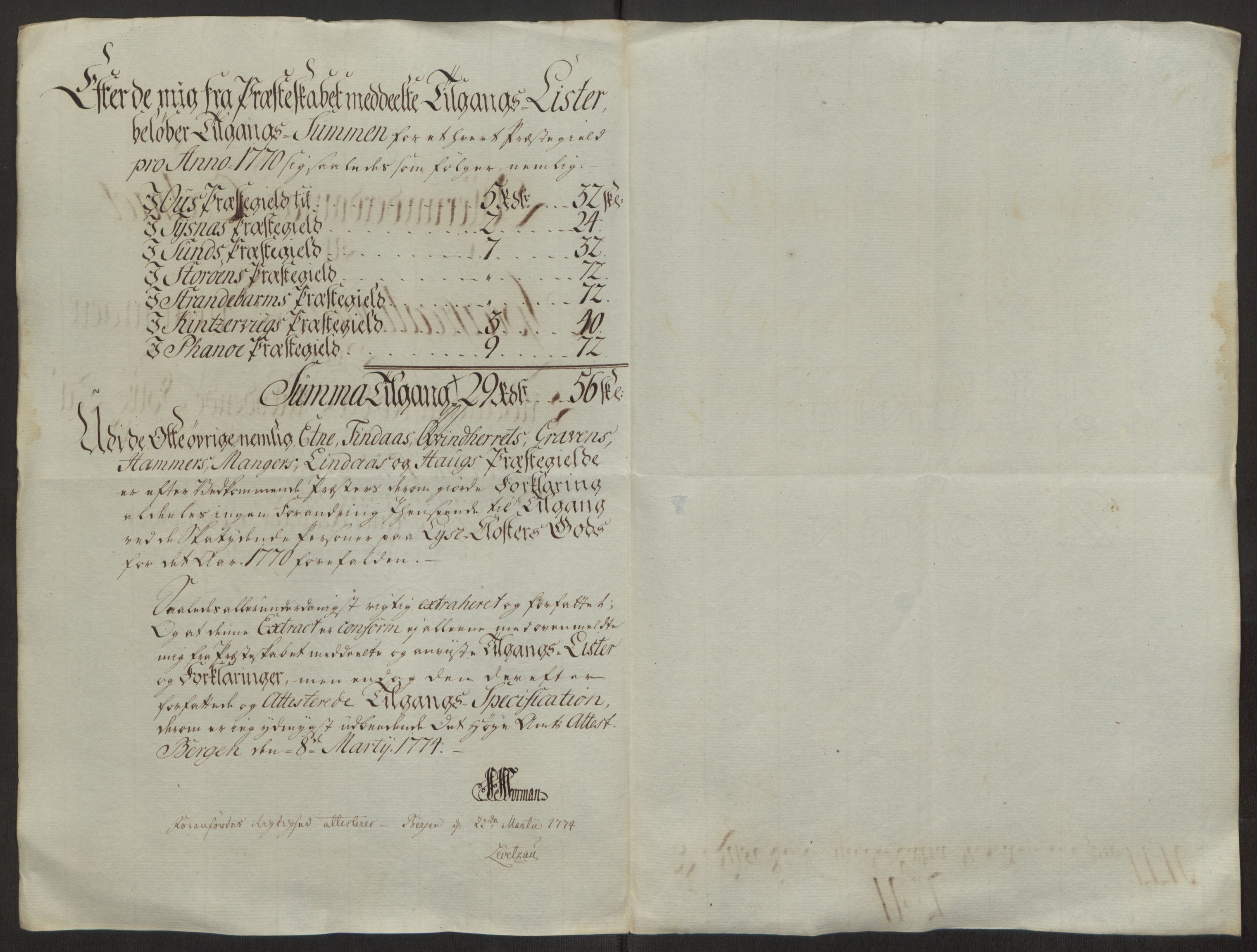 Rentekammeret inntil 1814, Reviderte regnskaper, Fogderegnskap, AV/RA-EA-4092/R50/L3180: Ekstraskatten Lyse kloster, 1762-1783, p. 239