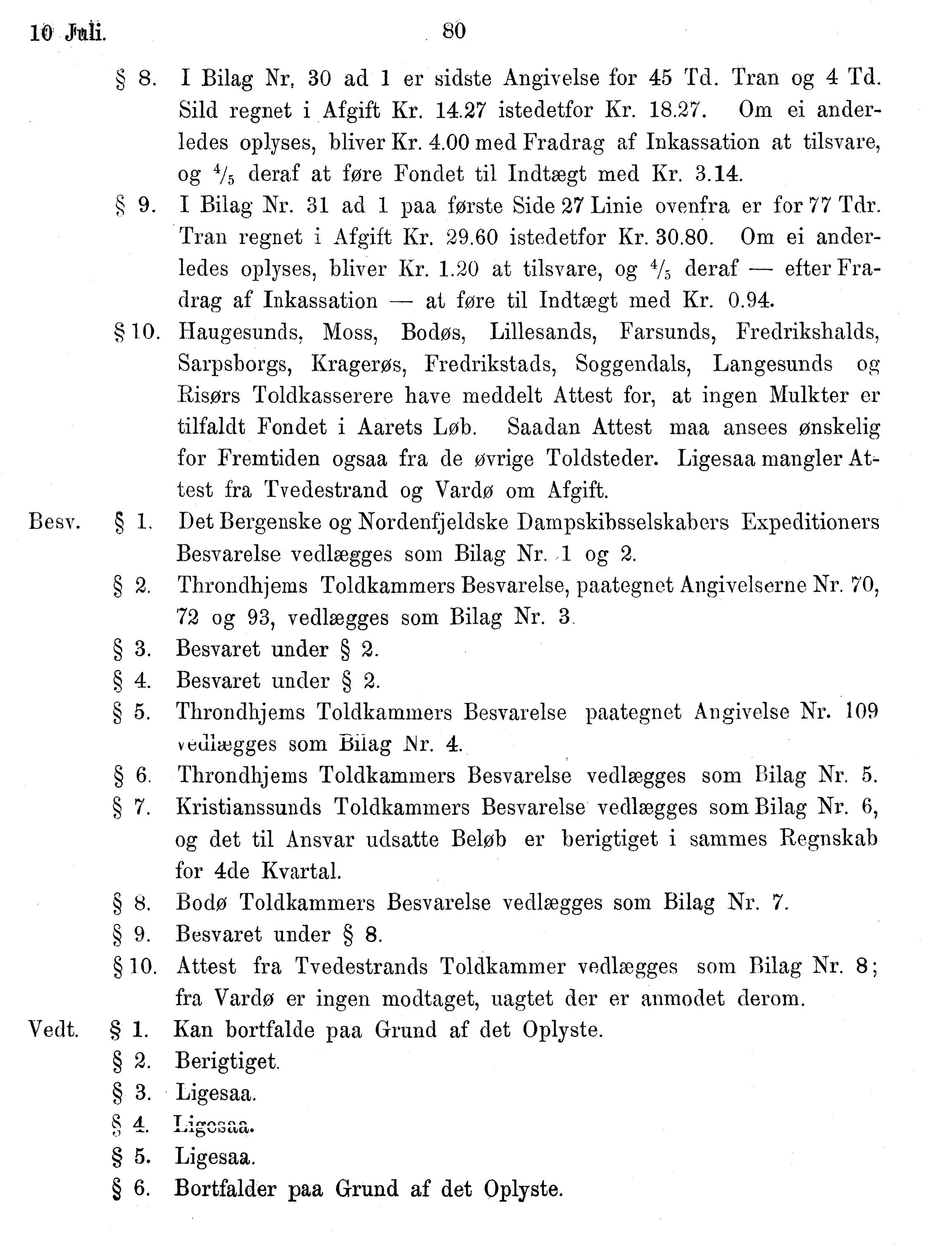 Nordland Fylkeskommune. Fylkestinget, AIN/NFK-17/176/A/Ac/L0014: Fylkestingsforhandlinger 1881-1885, 1881-1885