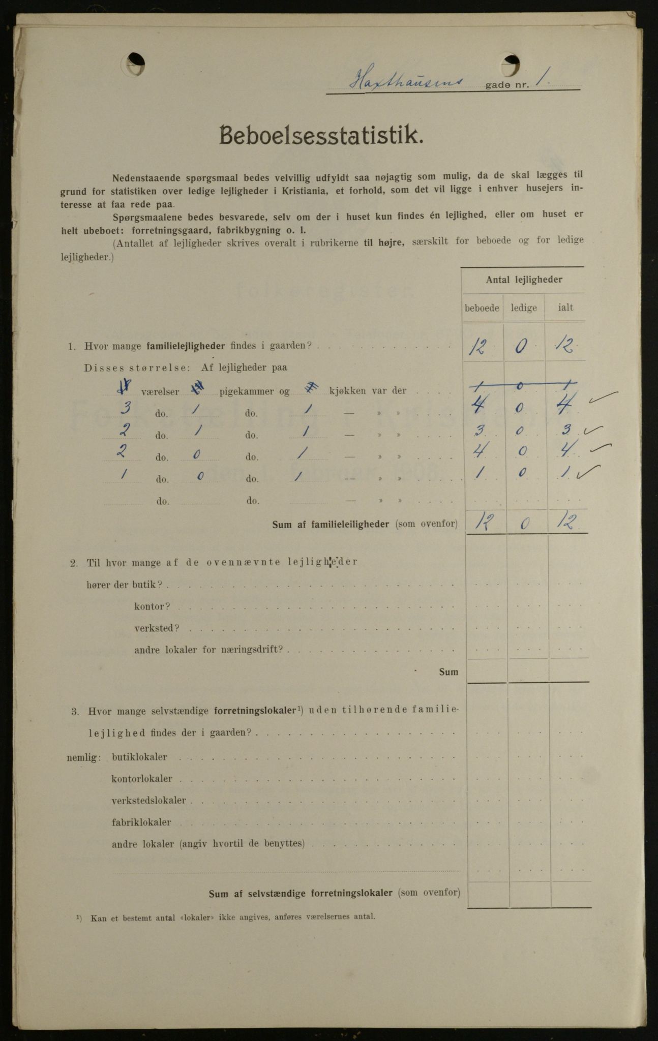 OBA, Municipal Census 1908 for Kristiania, 1908, p. 32025