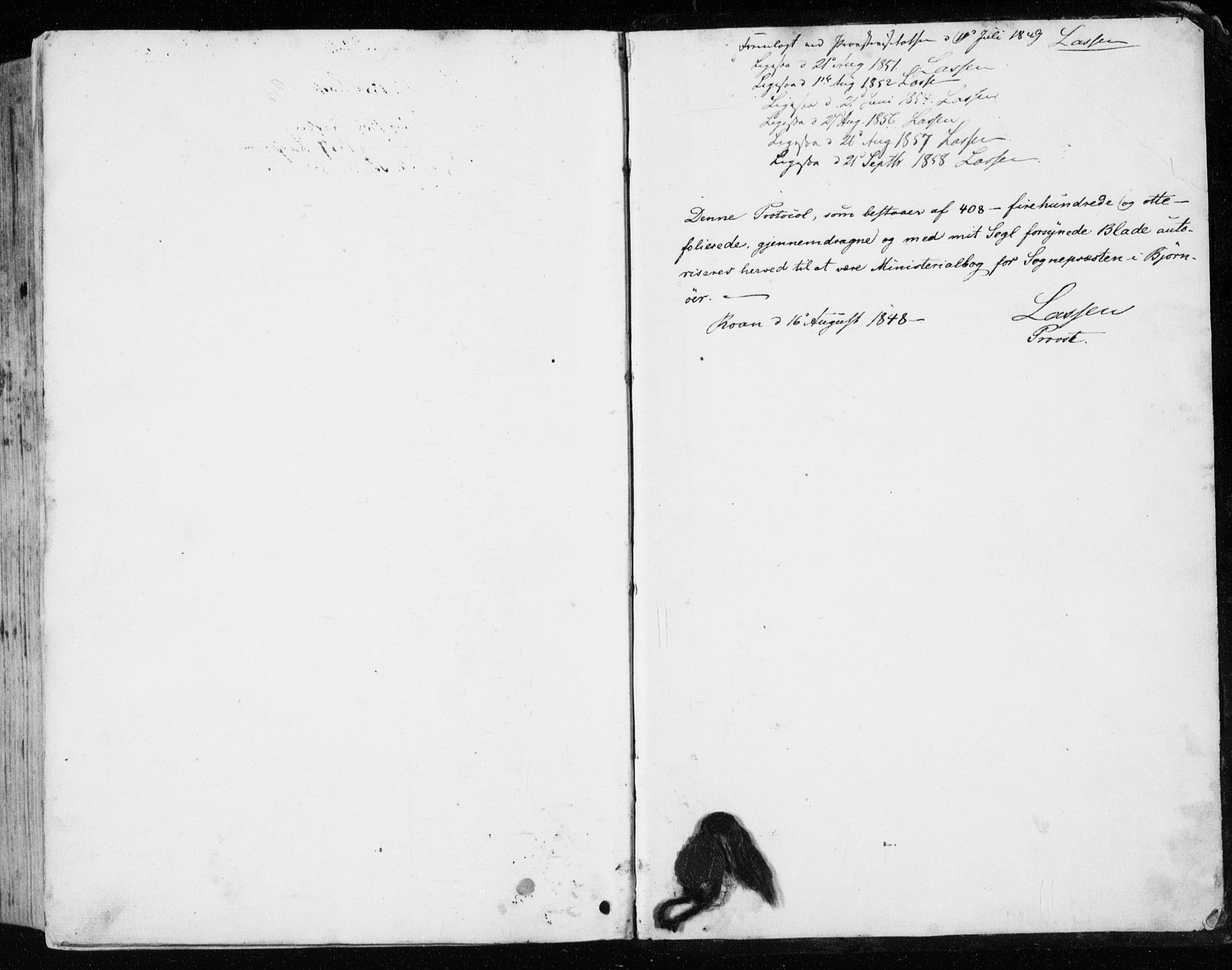 Ministerialprotokoller, klokkerbøker og fødselsregistre - Sør-Trøndelag, SAT/A-1456/657/L0704: Parish register (official) no. 657A05, 1846-1857