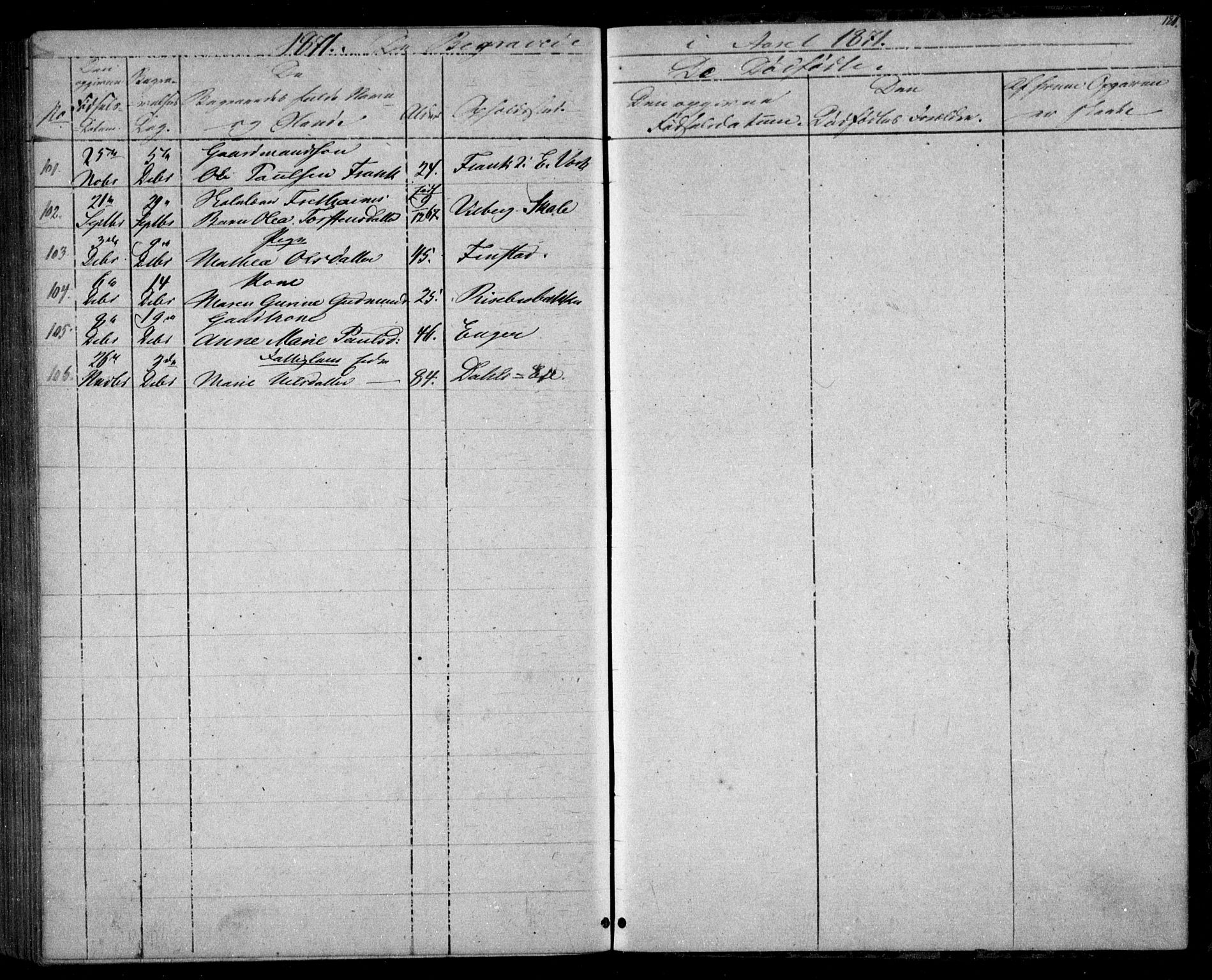 Eidsvoll prestekontor Kirkebøker, AV/SAO-A-10888/G/Ga/L0002: Parish register (copy) no. I 2, 1866-1871, p. 181