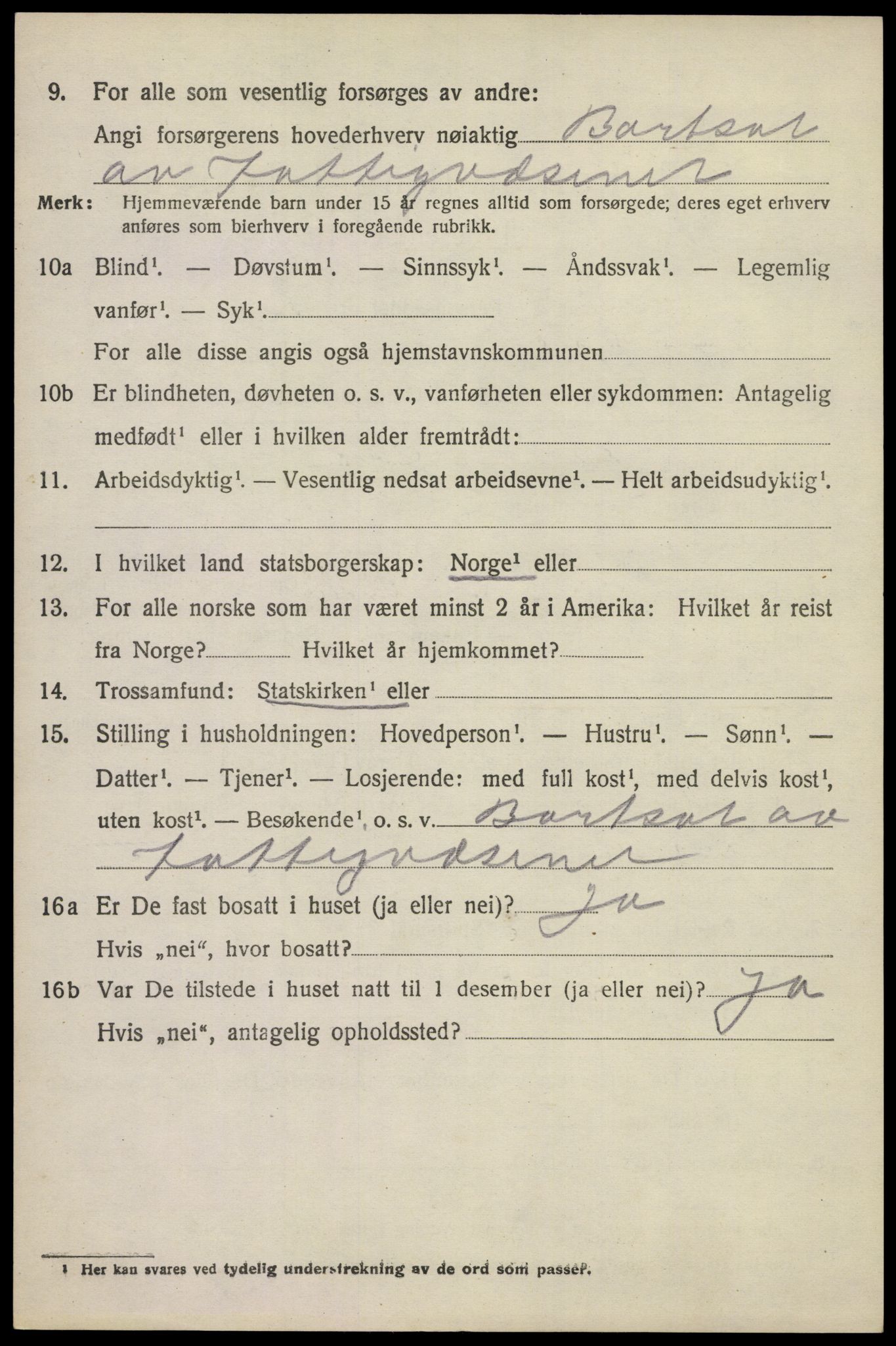 SAKO, 1920 census for Lardal, 1920, p. 5572