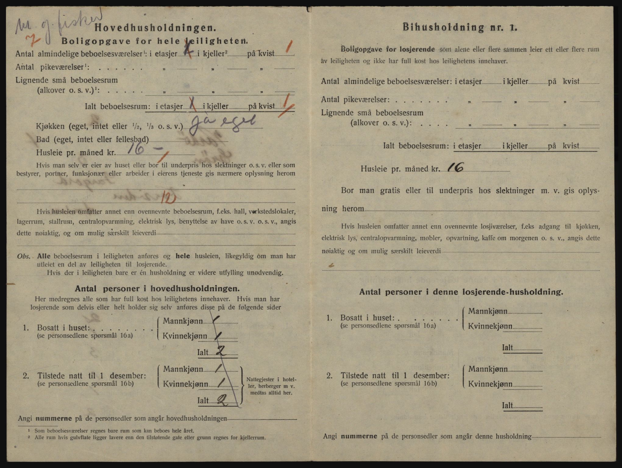 SATØ, 1920 census for Vardø, 1920, p. 1054