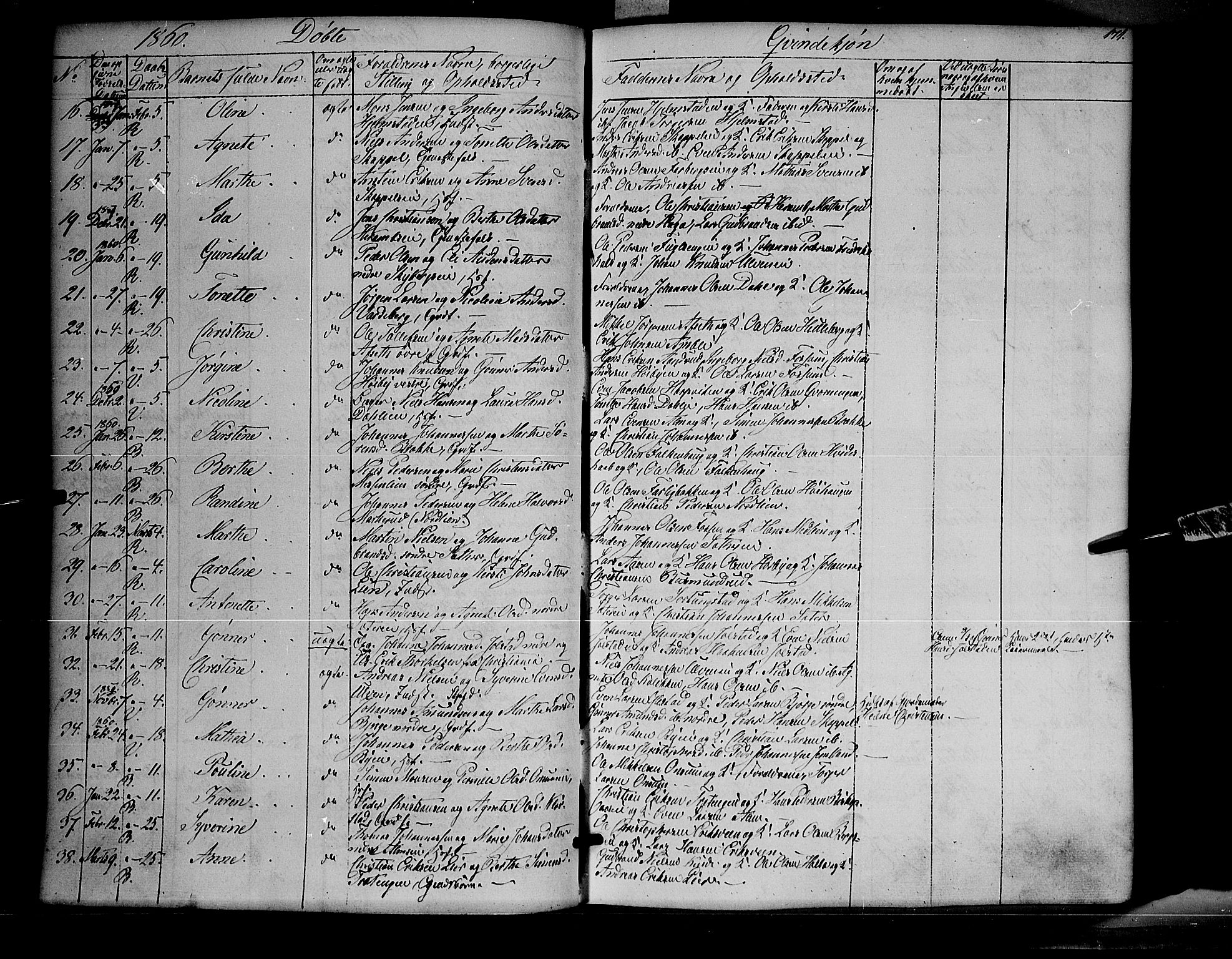 Ringsaker prestekontor, AV/SAH-PREST-014/K/Ka/L0009: Parish register (official) no. 9, 1850-1860, p. 171