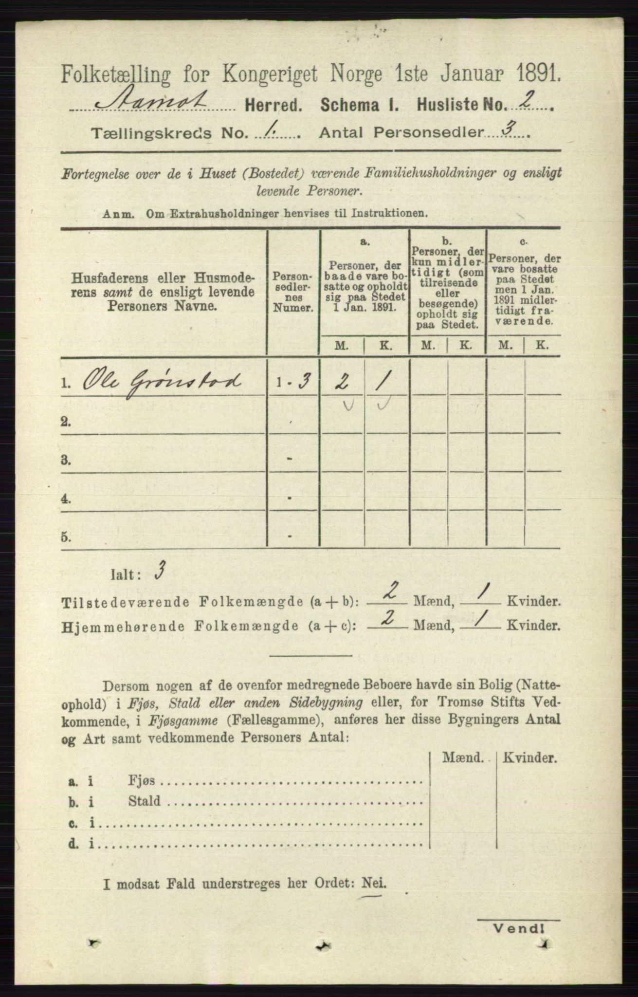 RA, 1891 census for 0429 Åmot, 1891, p. 30