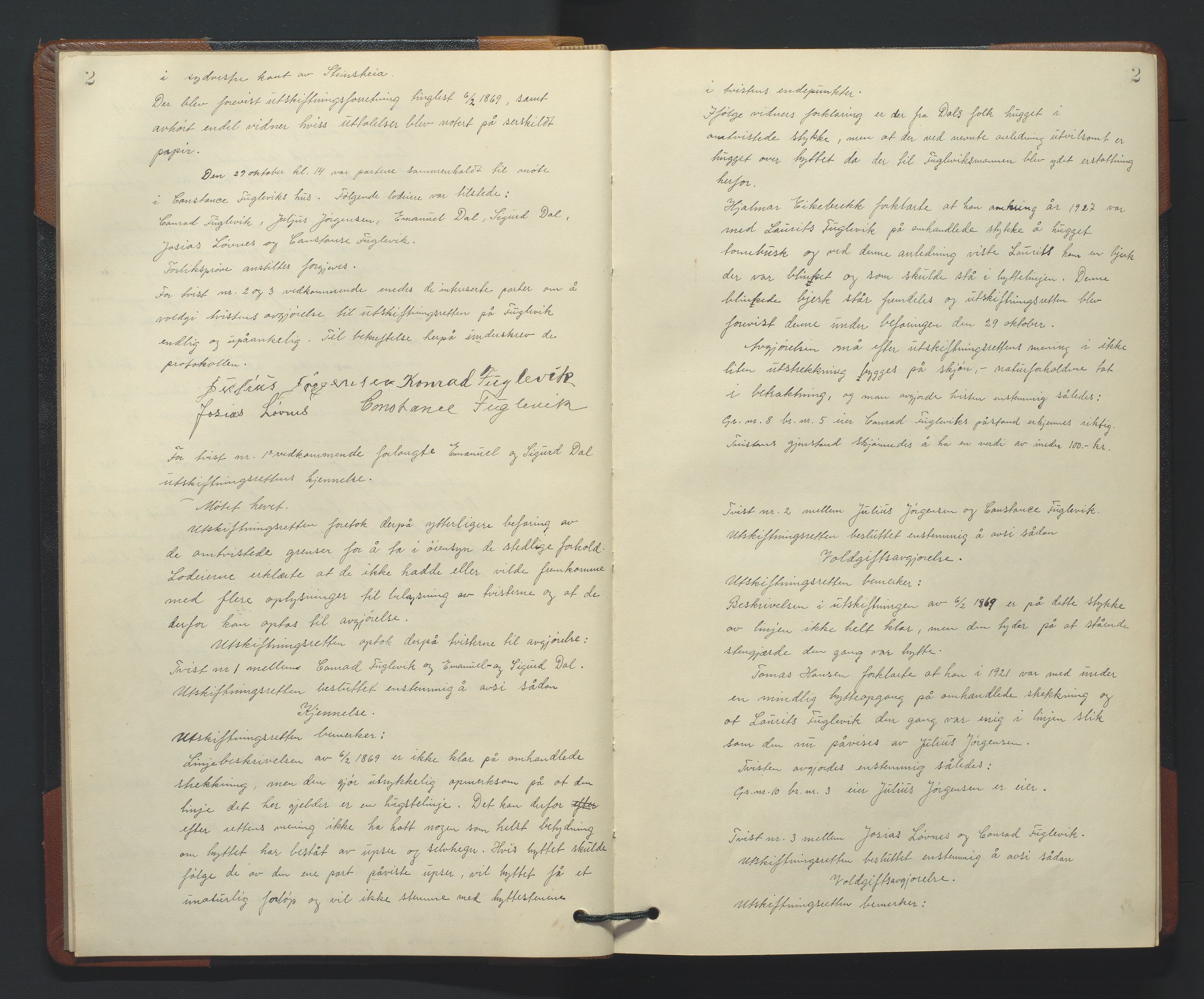 Utskiftningsformannen i Lister og Mandal amt, AV/SAK-1541-0003/F/Fa/Fac/L0003: Utskiftningsprotokoll med gårdsregister, Mandal domssokn, nr 2, 1935-1953