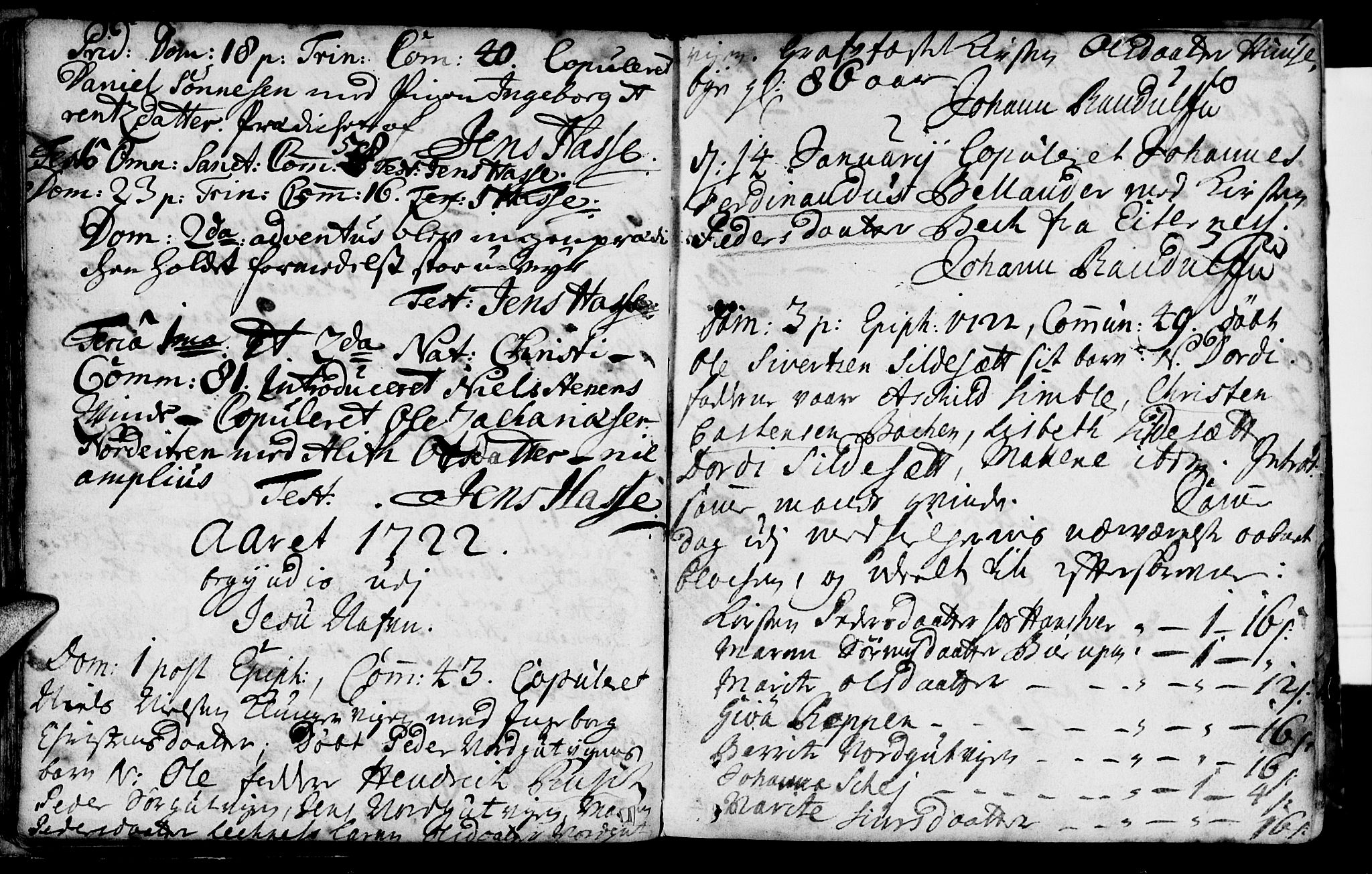 Ministerialprotokoller, klokkerbøker og fødselsregistre - Nord-Trøndelag, SAT/A-1458/788/L0694: Parish register (official) no. 788A01, 1710-1805