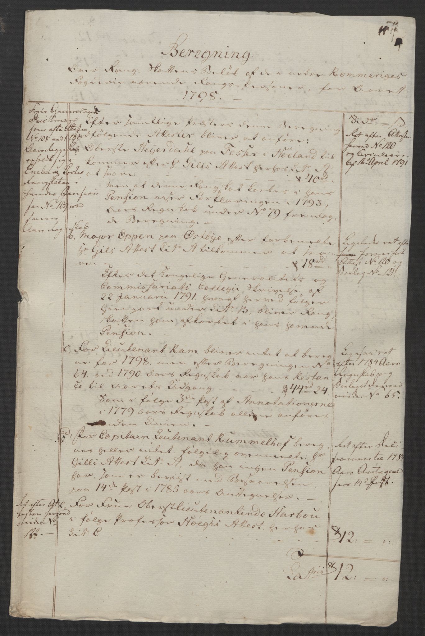 Rentekammeret inntil 1814, Reviderte regnskaper, Fogderegnskap, RA/EA-4092/R11/L0674: Fogderegnskap Nedre Romerike, 1798, p. 391