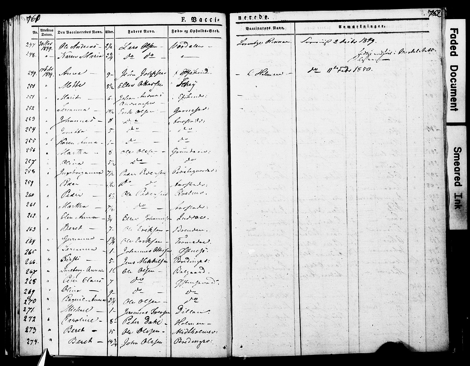 Ministerialprotokoller, klokkerbøker og fødselsregistre - Nord-Trøndelag, SAT/A-1458/723/L0243: Parish register (official) no. 723A12, 1822-1851, p. 761-762