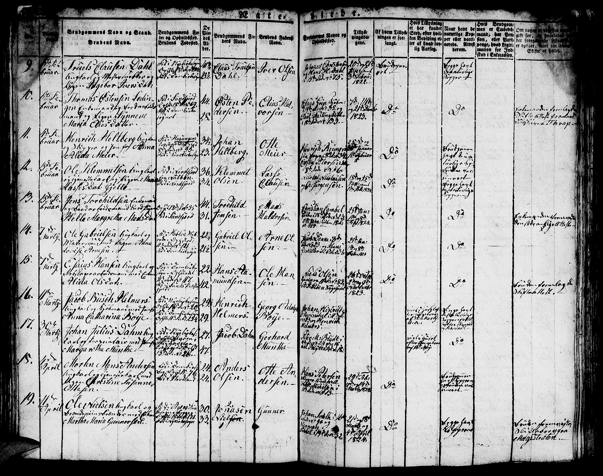 Domkirken sokneprestembete, AV/SAB-A-74801/H/Hab/L0002: Parish register (copy) no. A 2, 1821-1839, p. 396