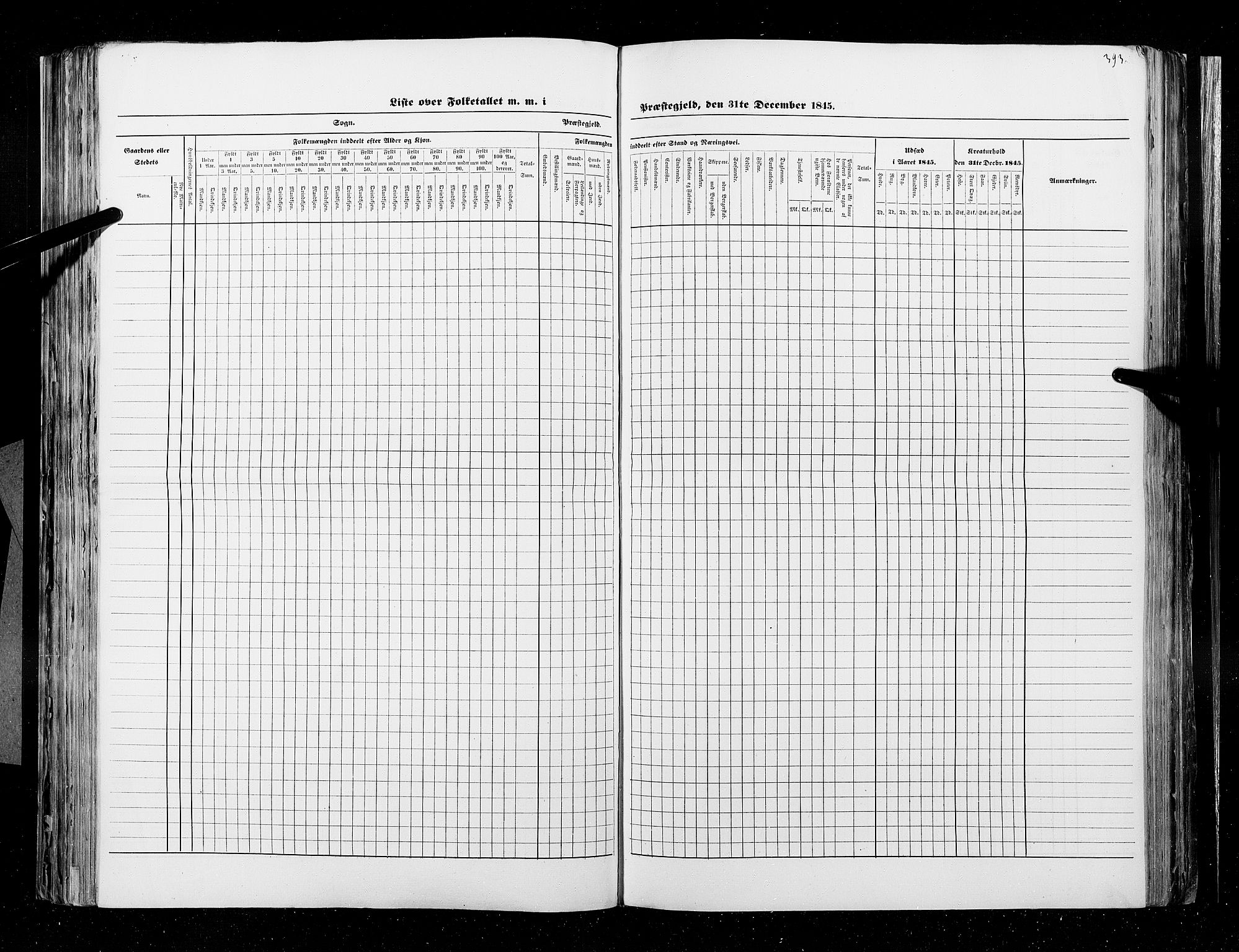 RA, Census 1845, vol. 9B: Nordland amt, 1845, p. 393