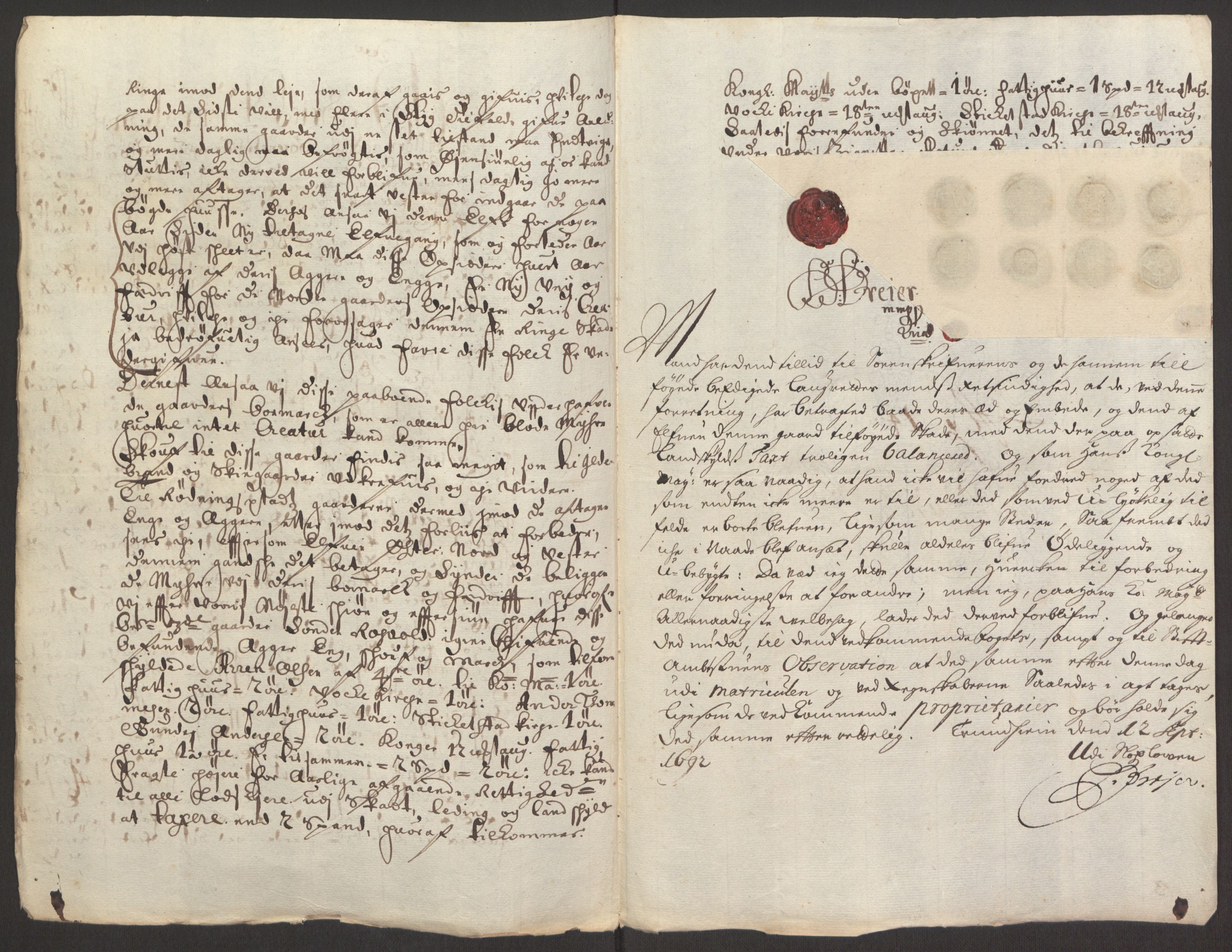 Rentekammeret inntil 1814, Reviderte regnskaper, Fogderegnskap, AV/RA-EA-4092/R62/L4185: Fogderegnskap Stjørdal og Verdal, 1692, p. 275