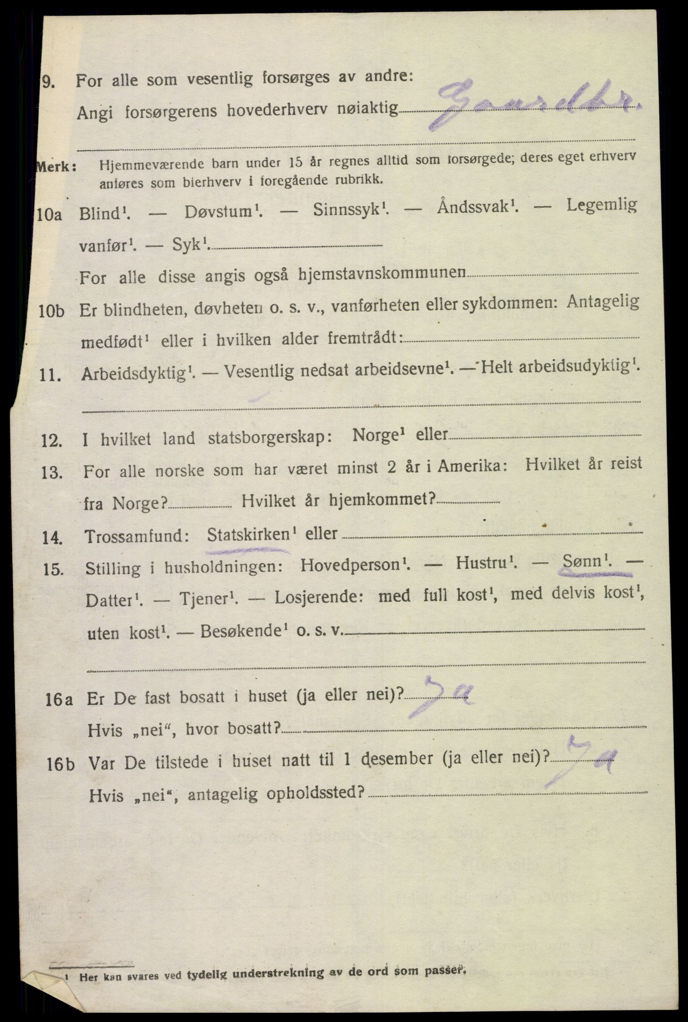 SAK, 1920 census for Spangereid, 1920, p. 3672