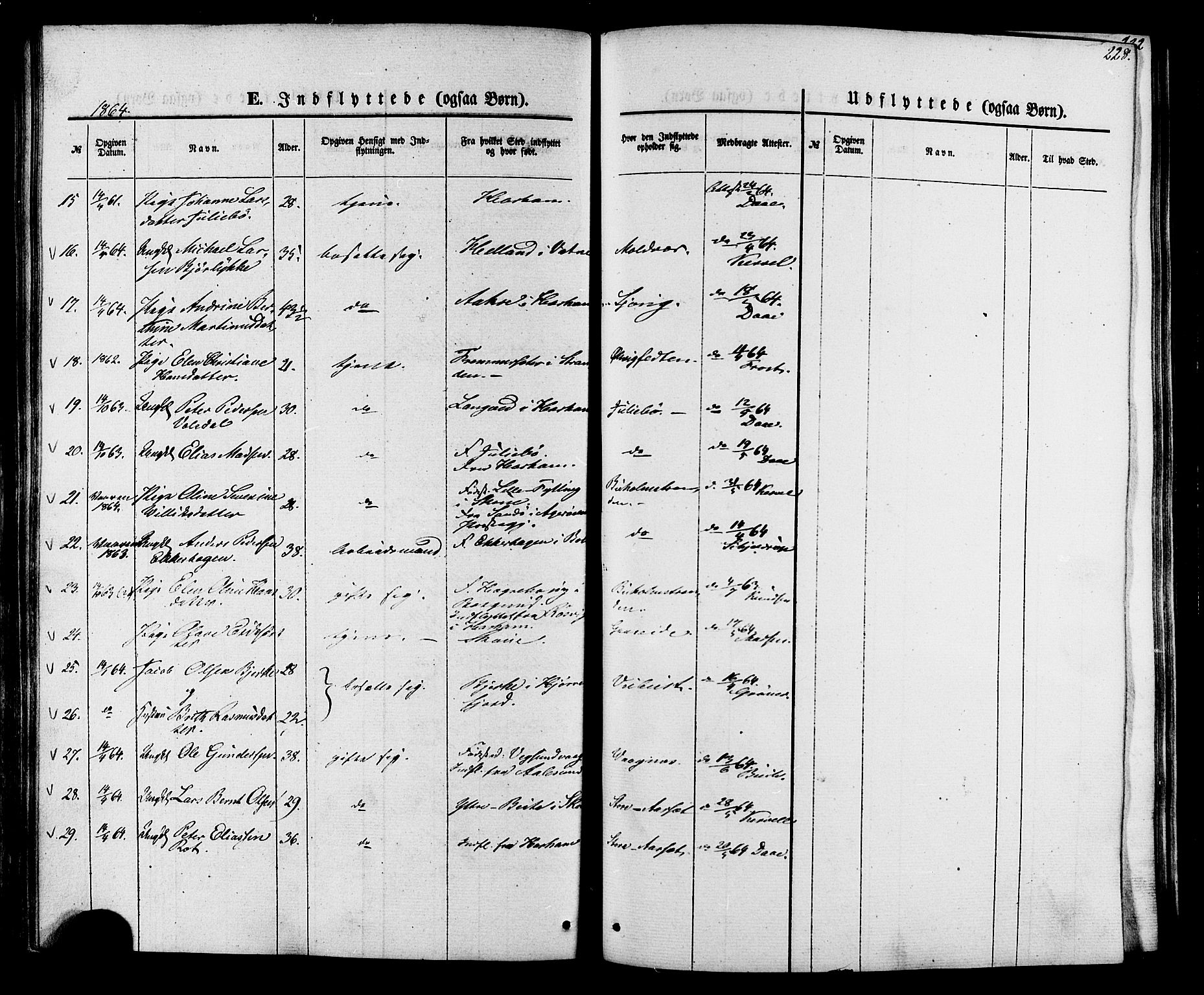 Ministerialprotokoller, klokkerbøker og fødselsregistre - Møre og Romsdal, AV/SAT-A-1454/528/L0398: Parish register (official) no. 528A09, 1858-1864, p. 228