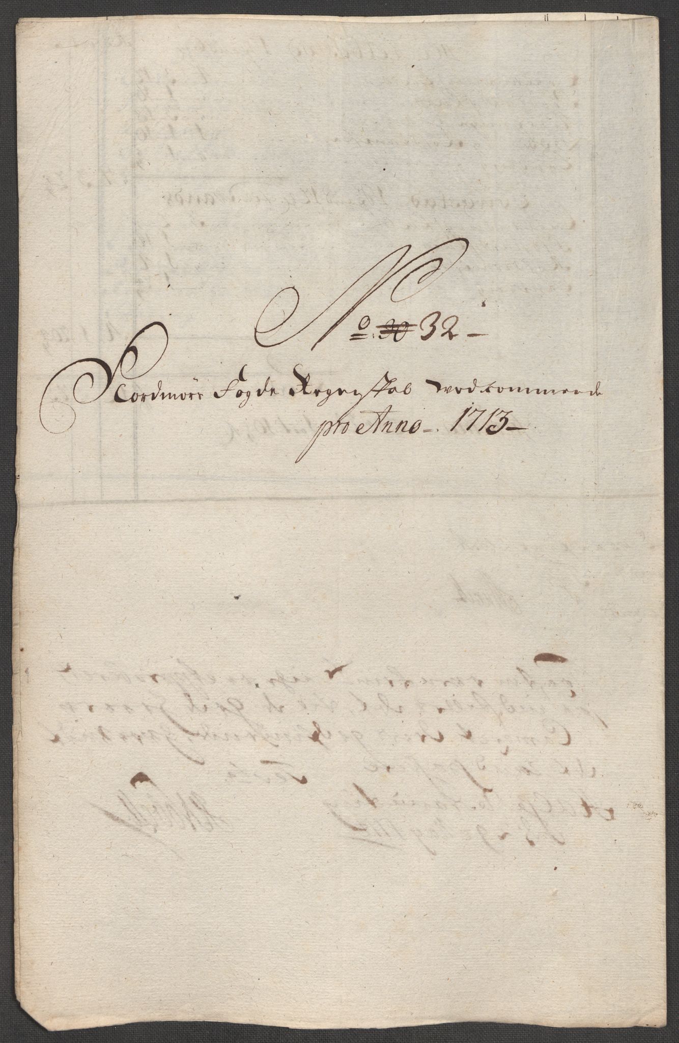 Rentekammeret inntil 1814, Reviderte regnskaper, Fogderegnskap, RA/EA-4092/R56/L3747: Fogderegnskap Nordmøre, 1713, p. 201