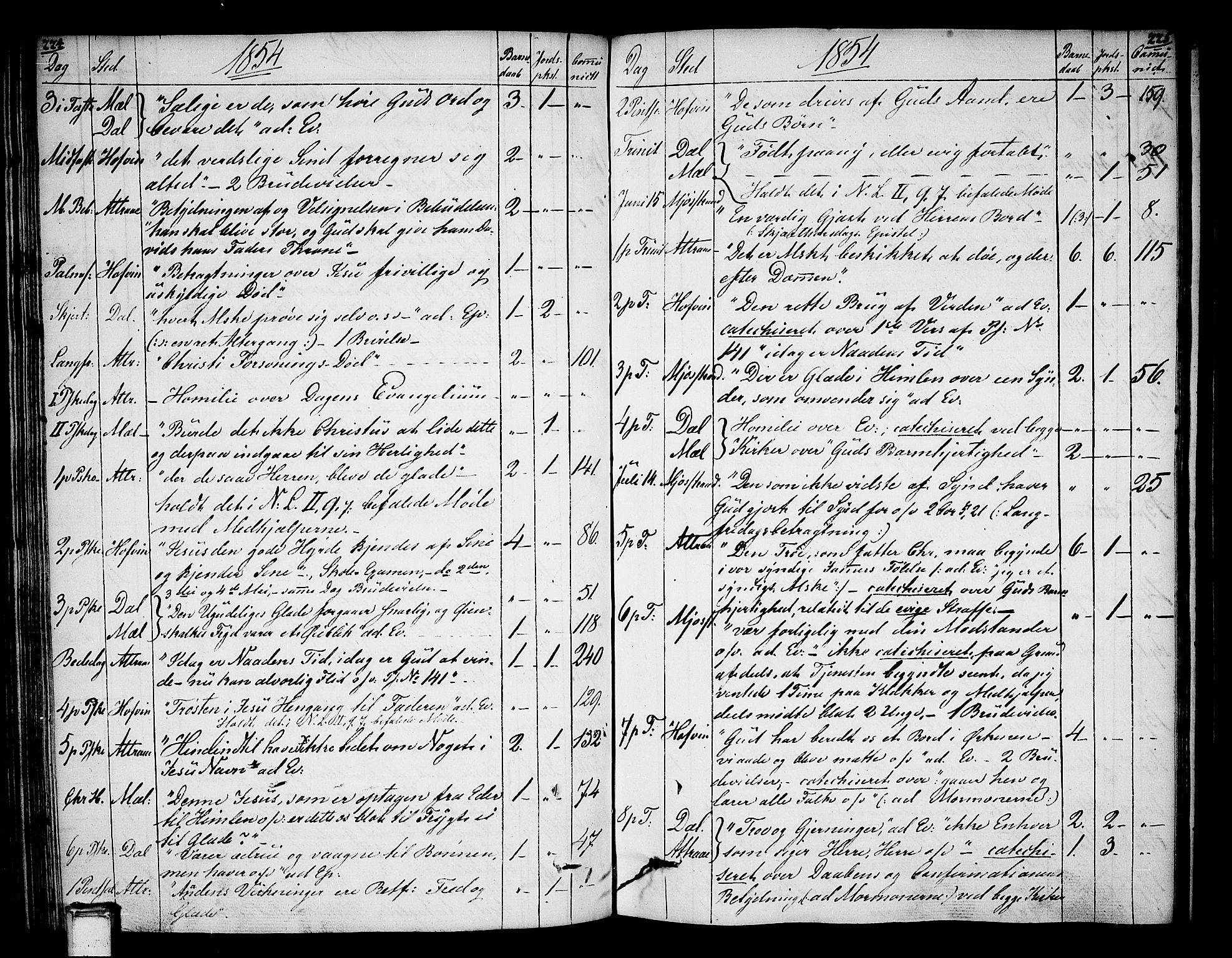 Tinn kirkebøker, SAKO/A-308/F/Fa/L0003: Parish register (official) no. I 3, 1810-1814, p. 224-225