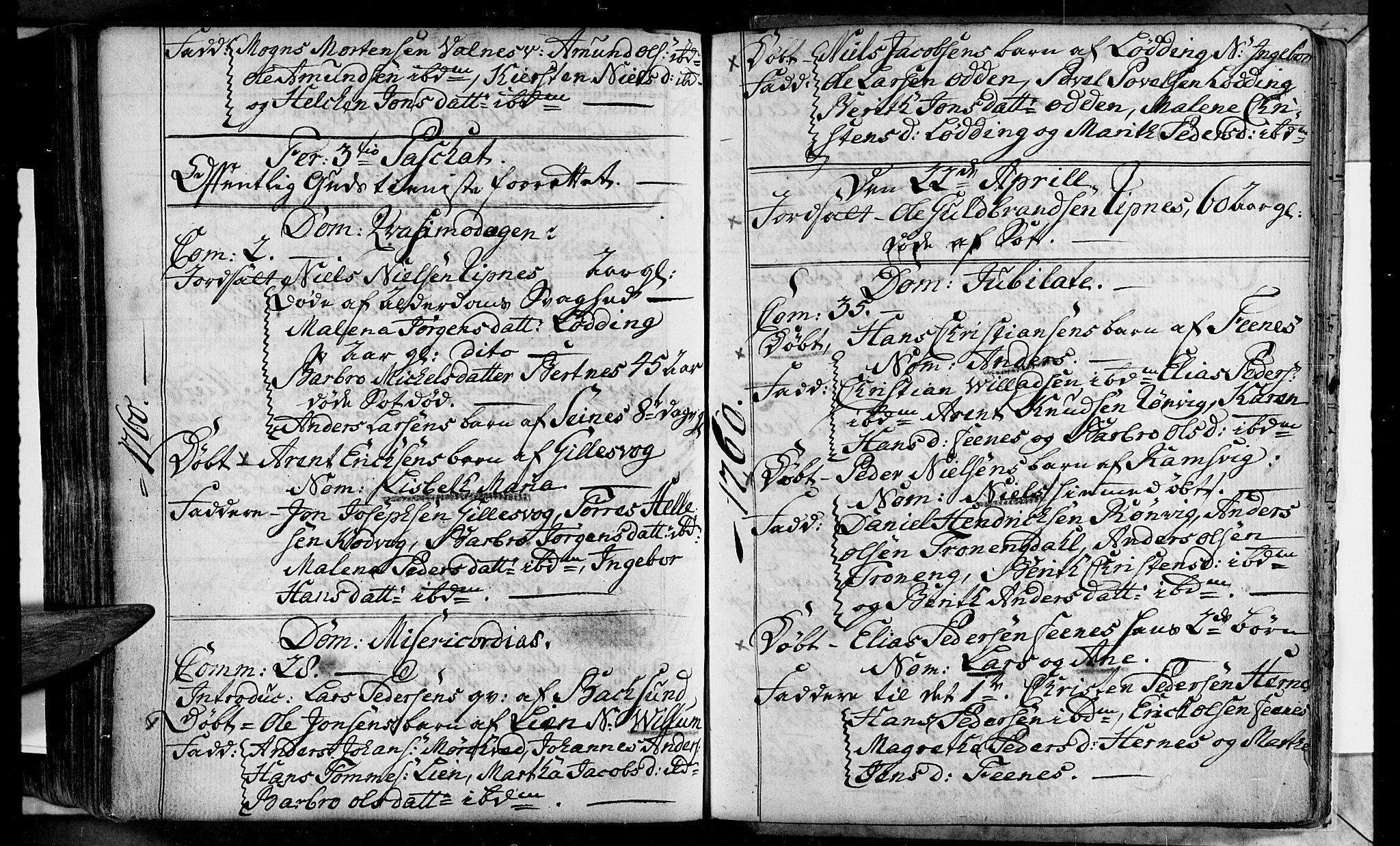 Ministerialprotokoller, klokkerbøker og fødselsregistre - Nordland, AV/SAT-A-1459/801/L0002: Parish register (official) no. 801A02, 1744-1761