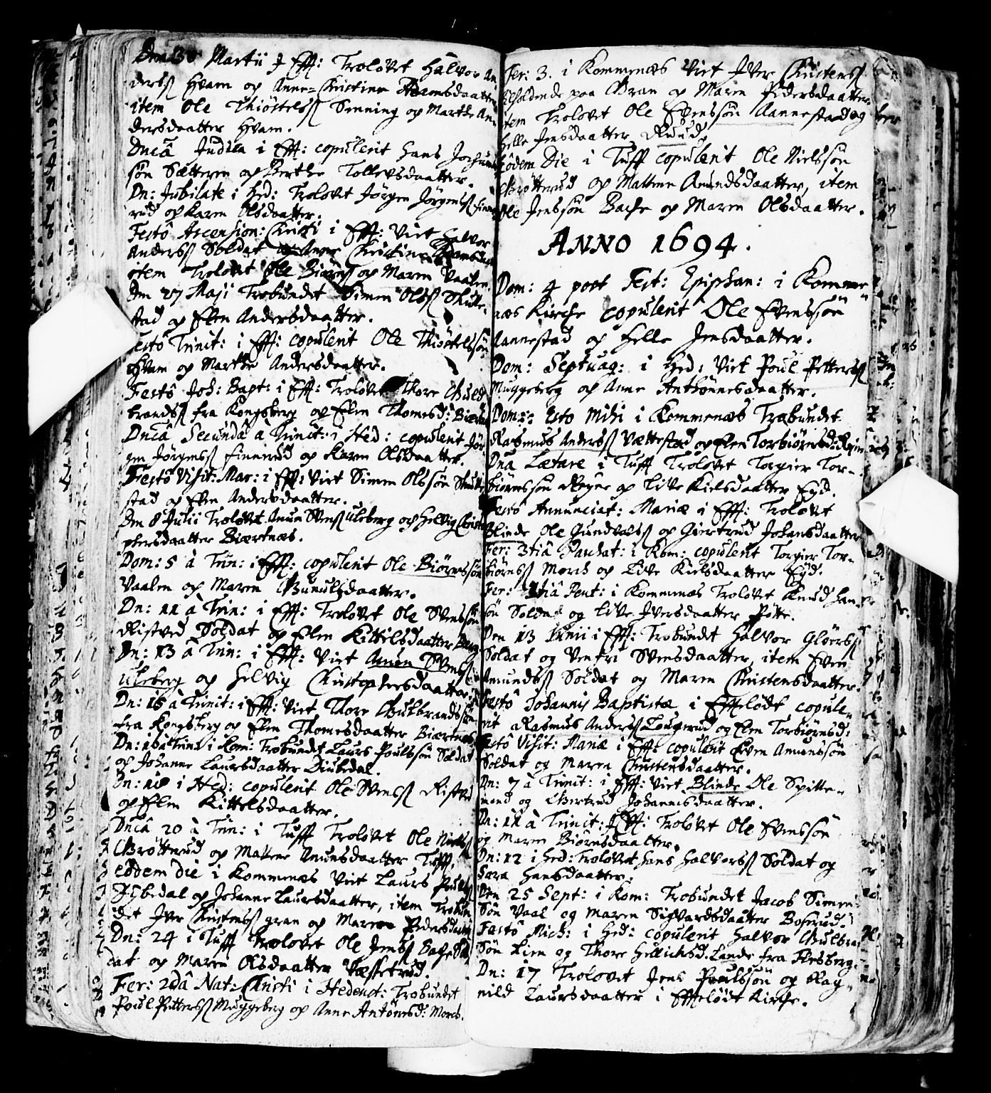 Sandsvær kirkebøker, AV/SAKO-A-244/F/Fa/L0001: Parish register (official) no. I 1, 1665-1725, p. 115