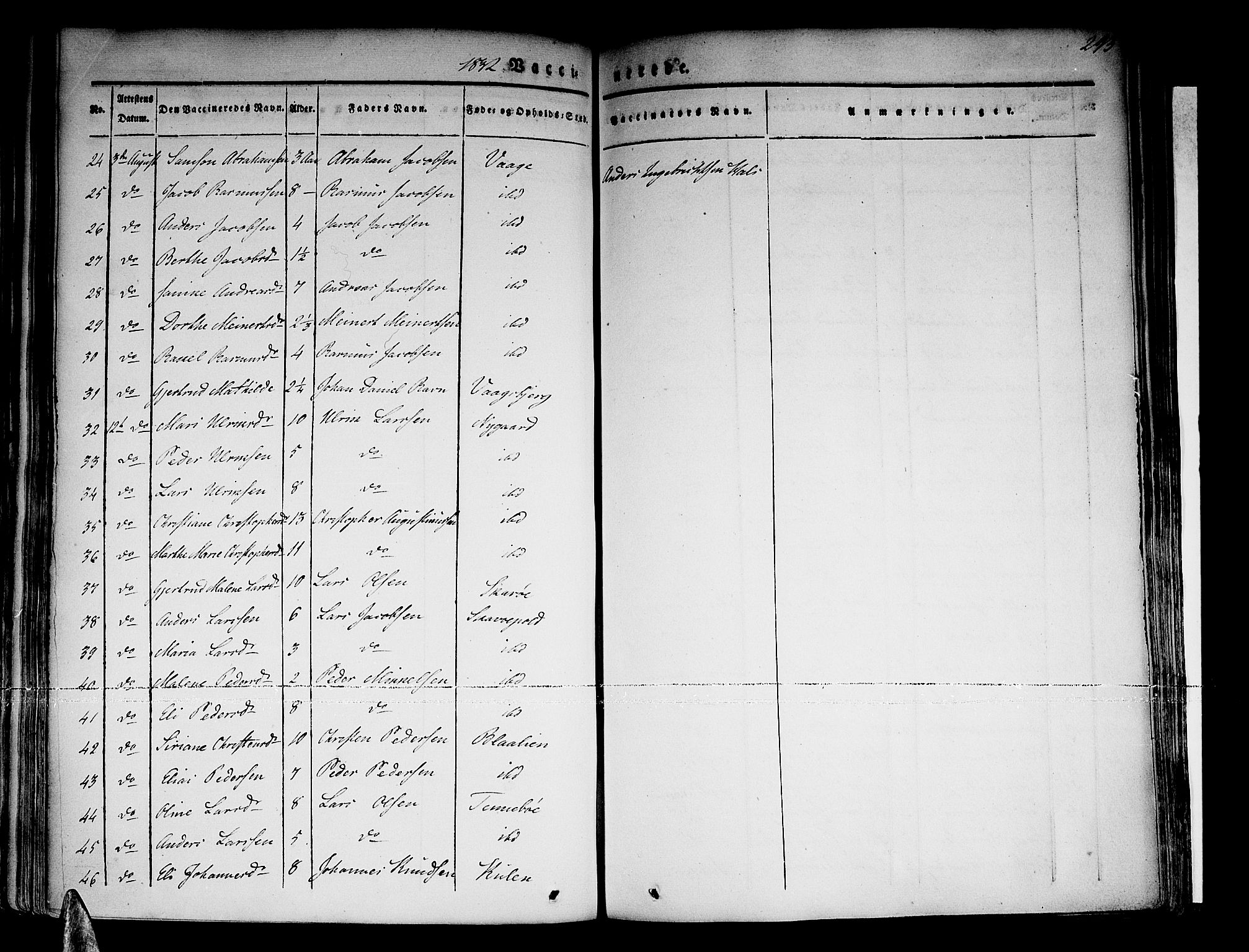 Selje sokneprestembete, SAB/A-99938/H/Ha/Haa/Haaa: Parish register (official) no. A 9, 1829-1844, p. 293