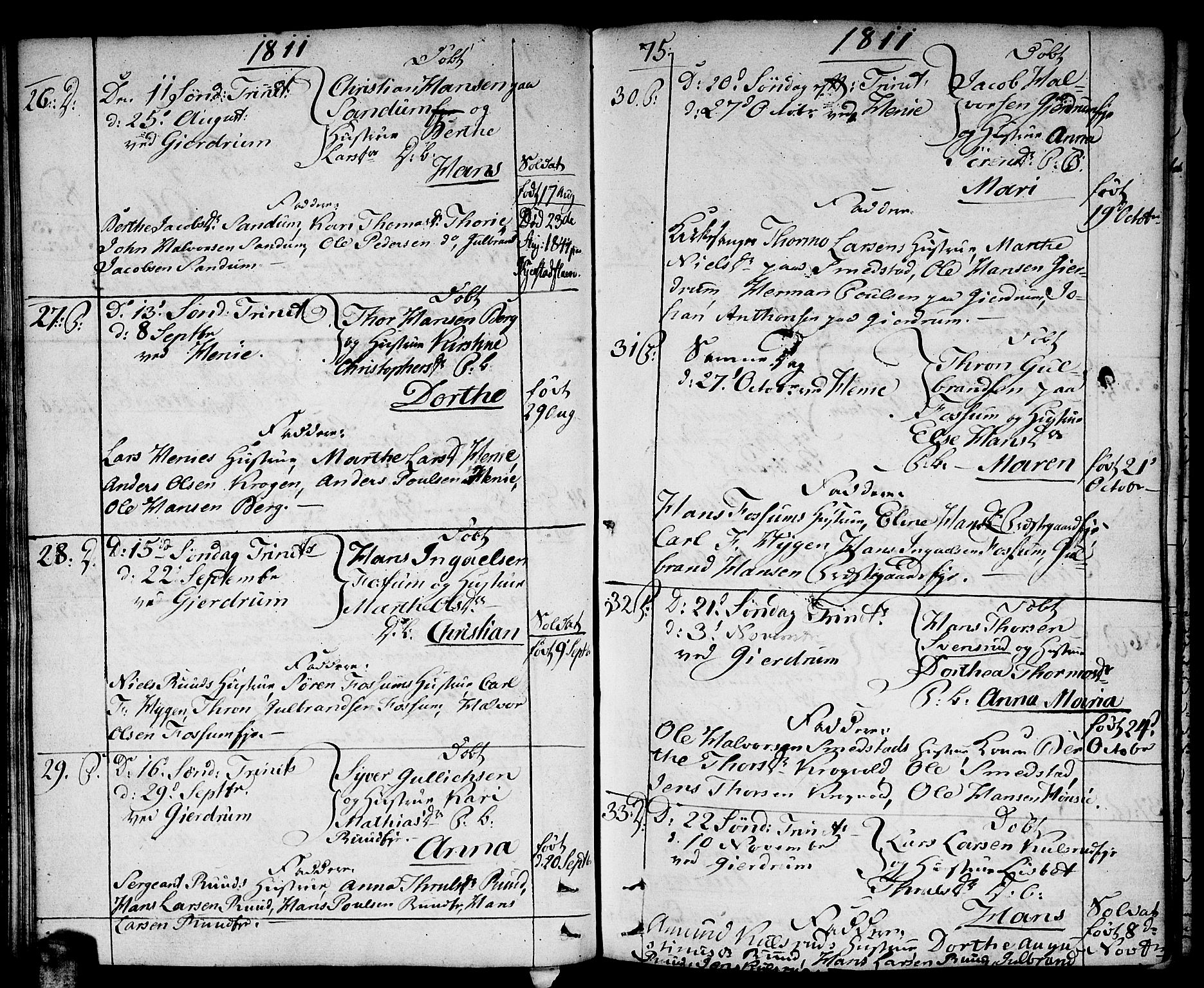 Gjerdrum prestekontor Kirkebøker, SAO/A-10412b/F/Fa/L0003: Parish register (official) no. I 3, 1798-1815, p. 75