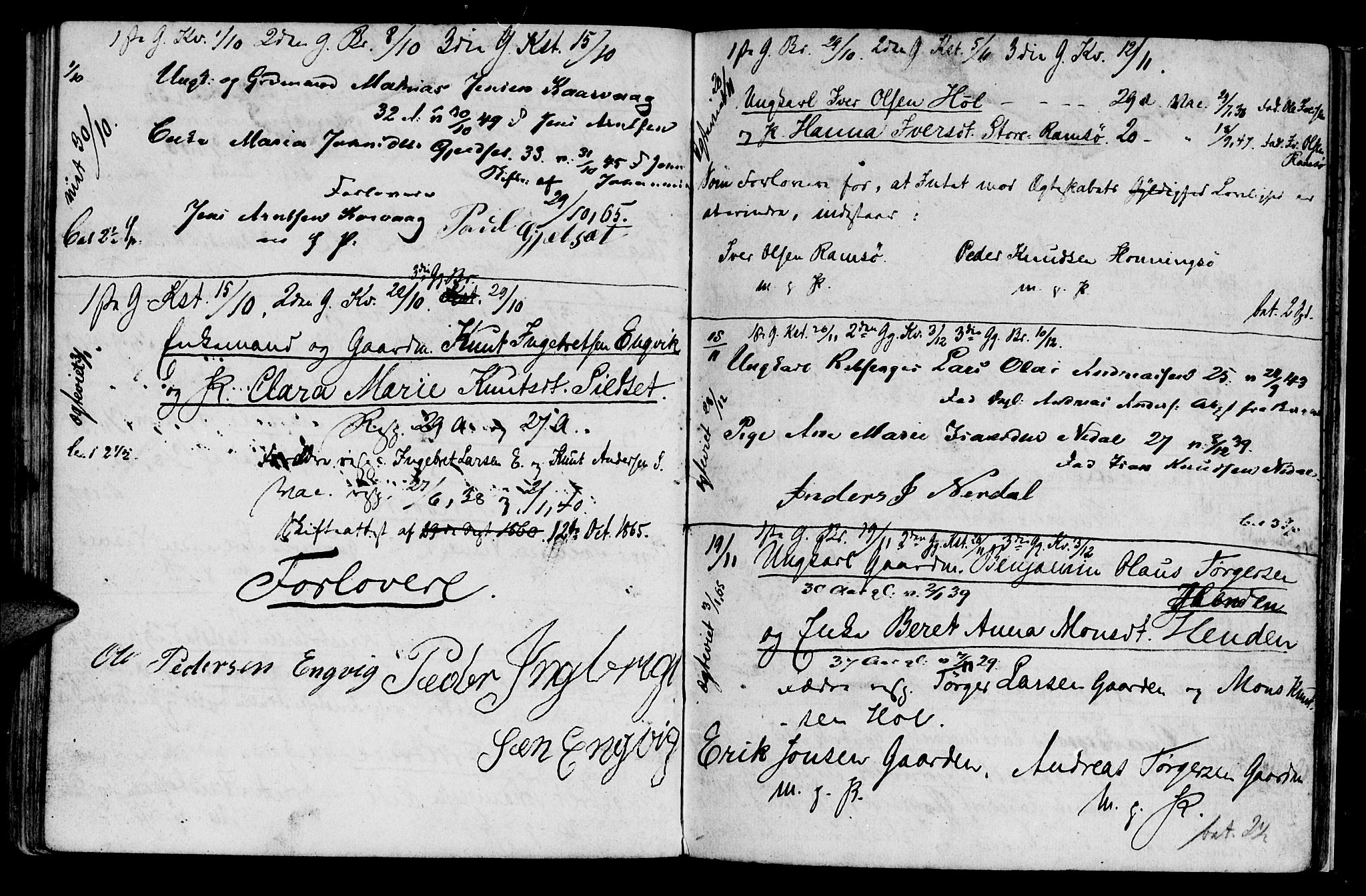 Ministerialprotokoller, klokkerbøker og fødselsregistre - Møre og Romsdal, AV/SAT-A-1454/568/L0796: Parish register (official) no. 568A05, 1845-1871