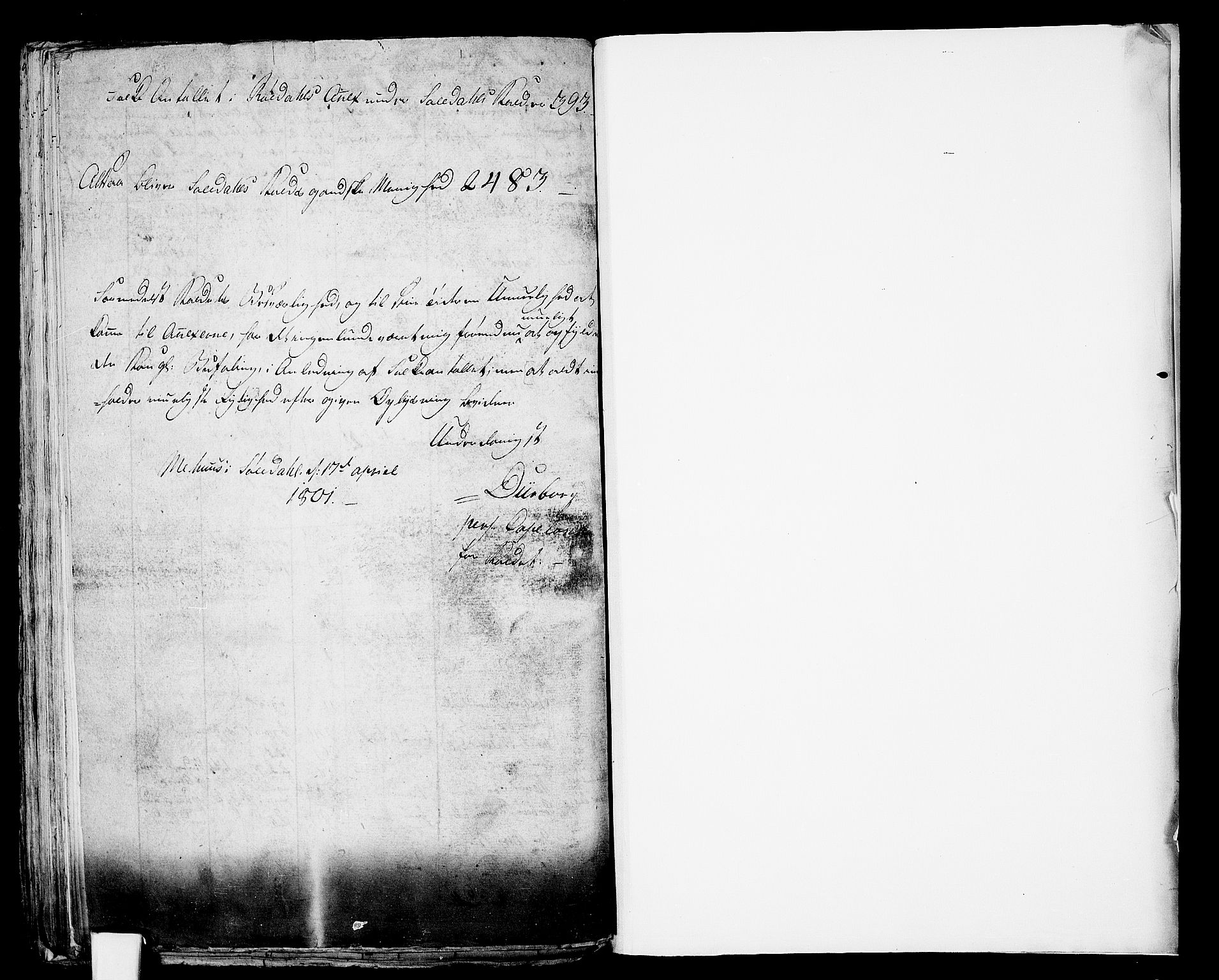 RA, 1801 census for 1134P Suldal, 1801, p. 438b