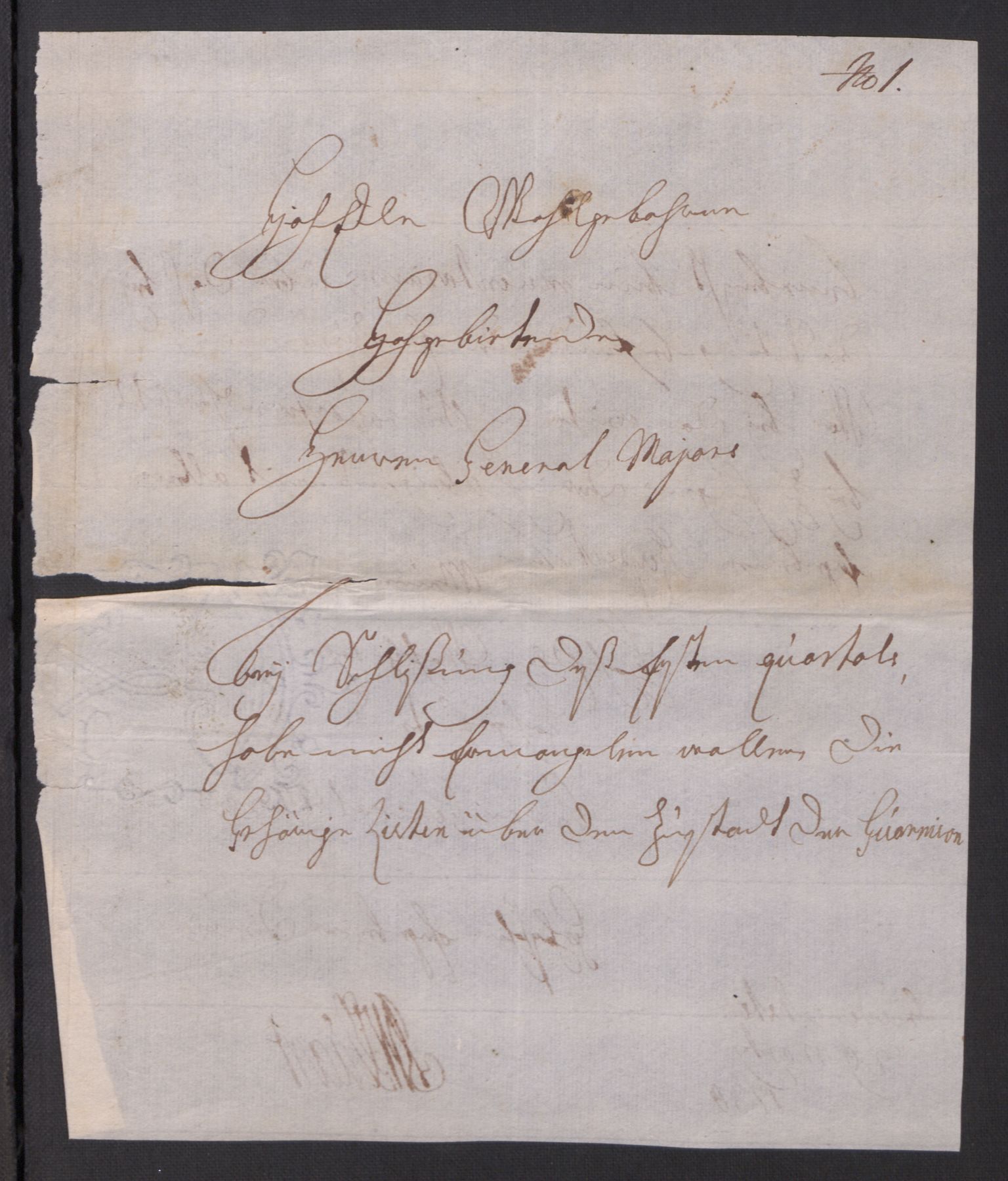 Kommanderende general (KG I) med Det norske krigsdirektorium, RA/EA-5419/D/L0154: Fredriksten festning: Brev, inventarfortegnelser og regnskapsekstrakter, 1730-1739, p. 4