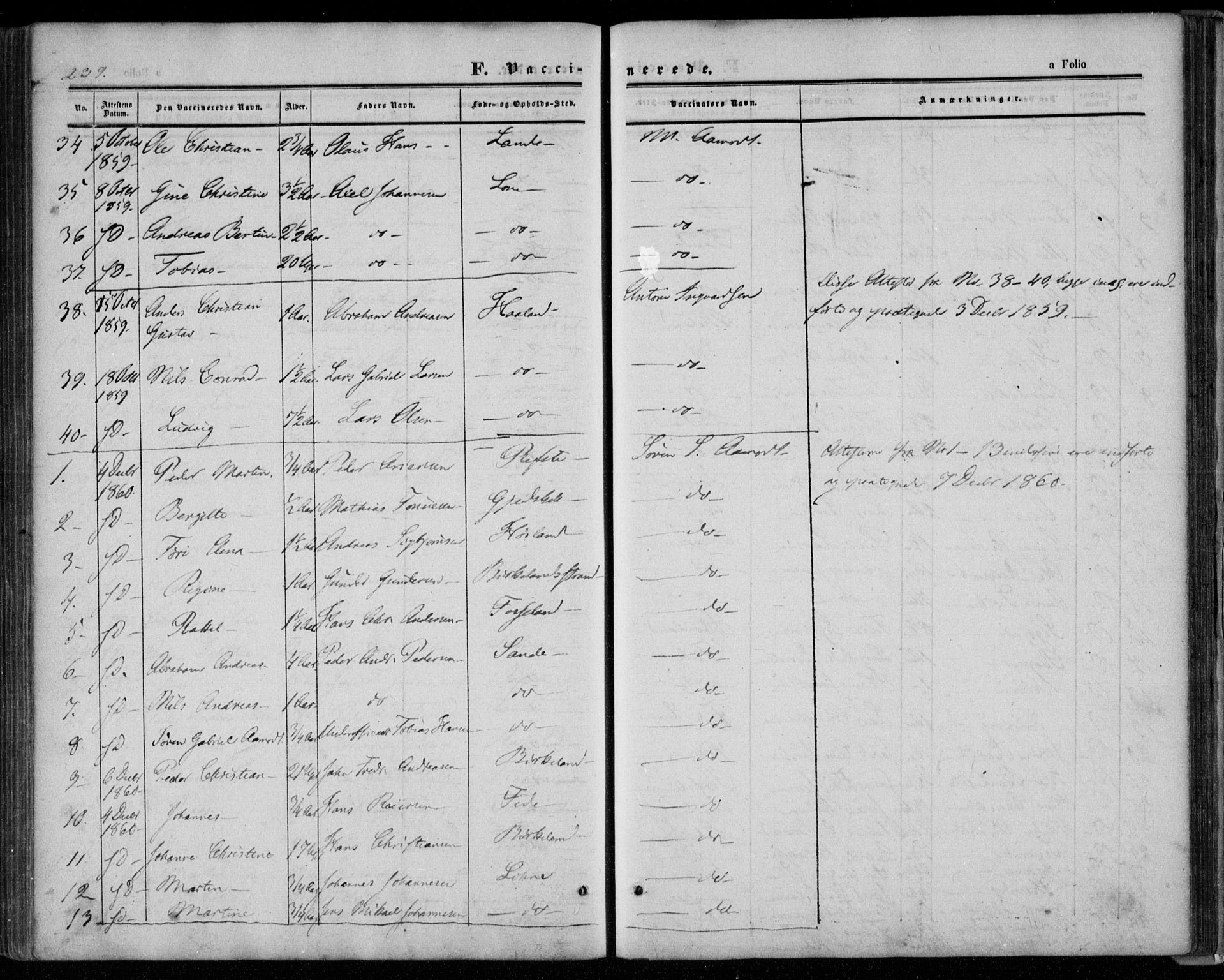 Kvinesdal sokneprestkontor, AV/SAK-1111-0026/F/Fa/Faa/L0002: Parish register (official) no. A 2, 1850-1876, p. 239