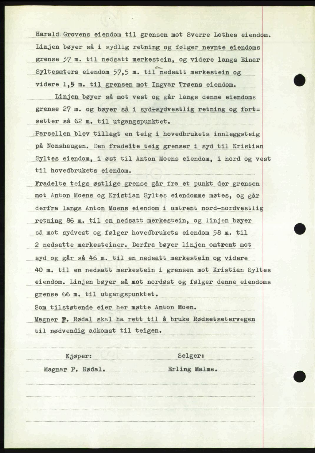 Romsdal sorenskriveri, AV/SAT-A-4149/1/2/2C: Mortgage book no. A30, 1949-1949, Diary no: : 1728/1949