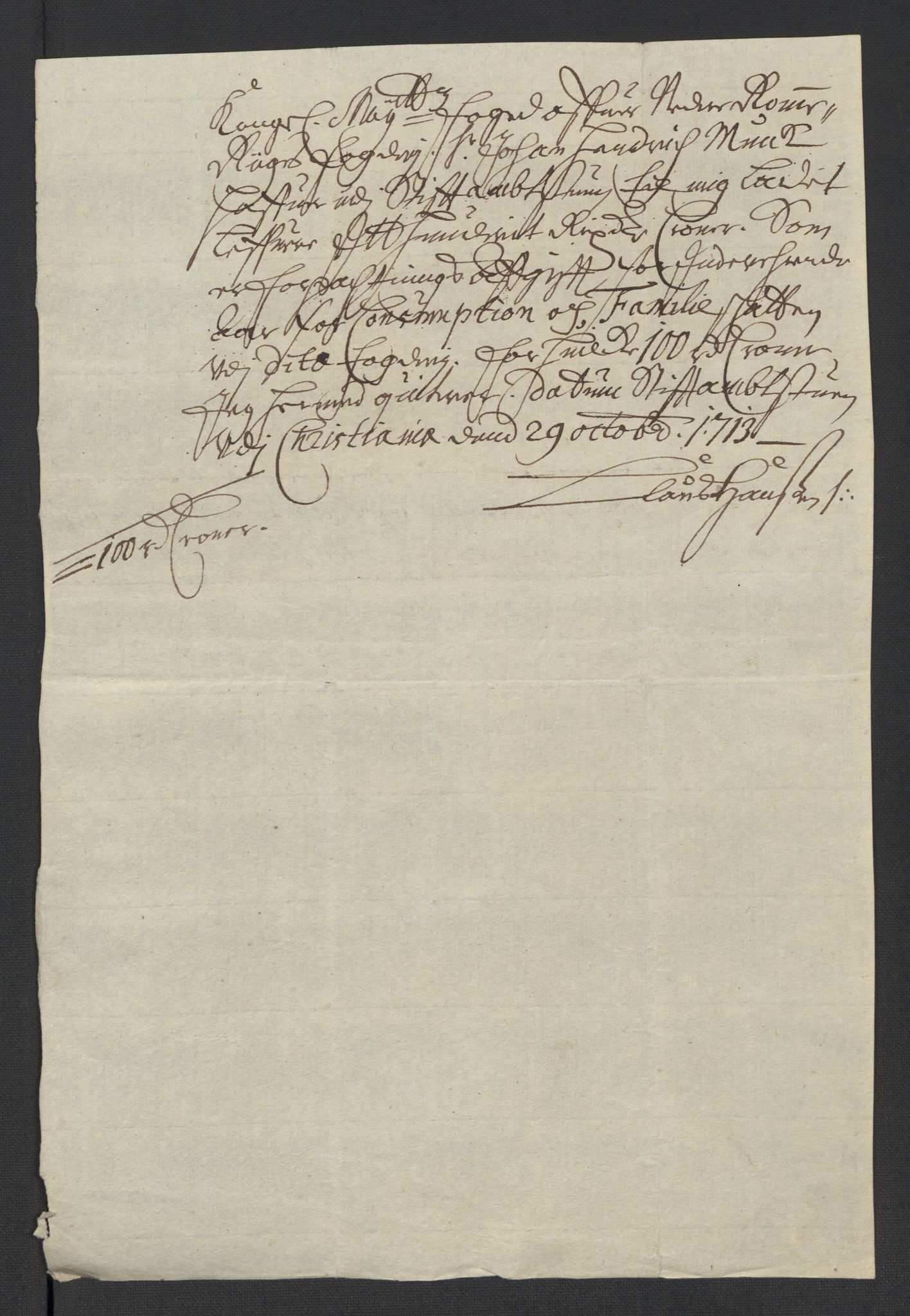 Rentekammeret inntil 1814, Reviderte regnskaper, Fogderegnskap, AV/RA-EA-4092/R11/L0595: Fogderegnskap Nedre Romerike, 1713, p. 340