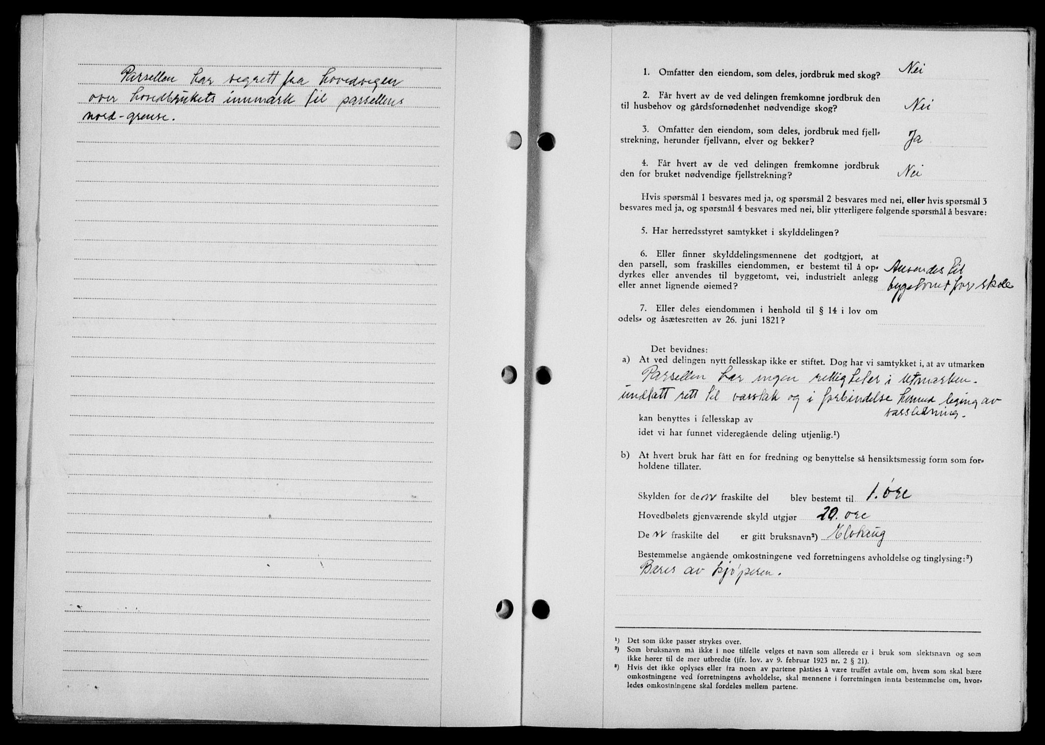 Lofoten sorenskriveri, SAT/A-0017/1/2/2C/L0022a: Mortgage book no. 22a, 1949-1950, Diary no: : 3051/1949