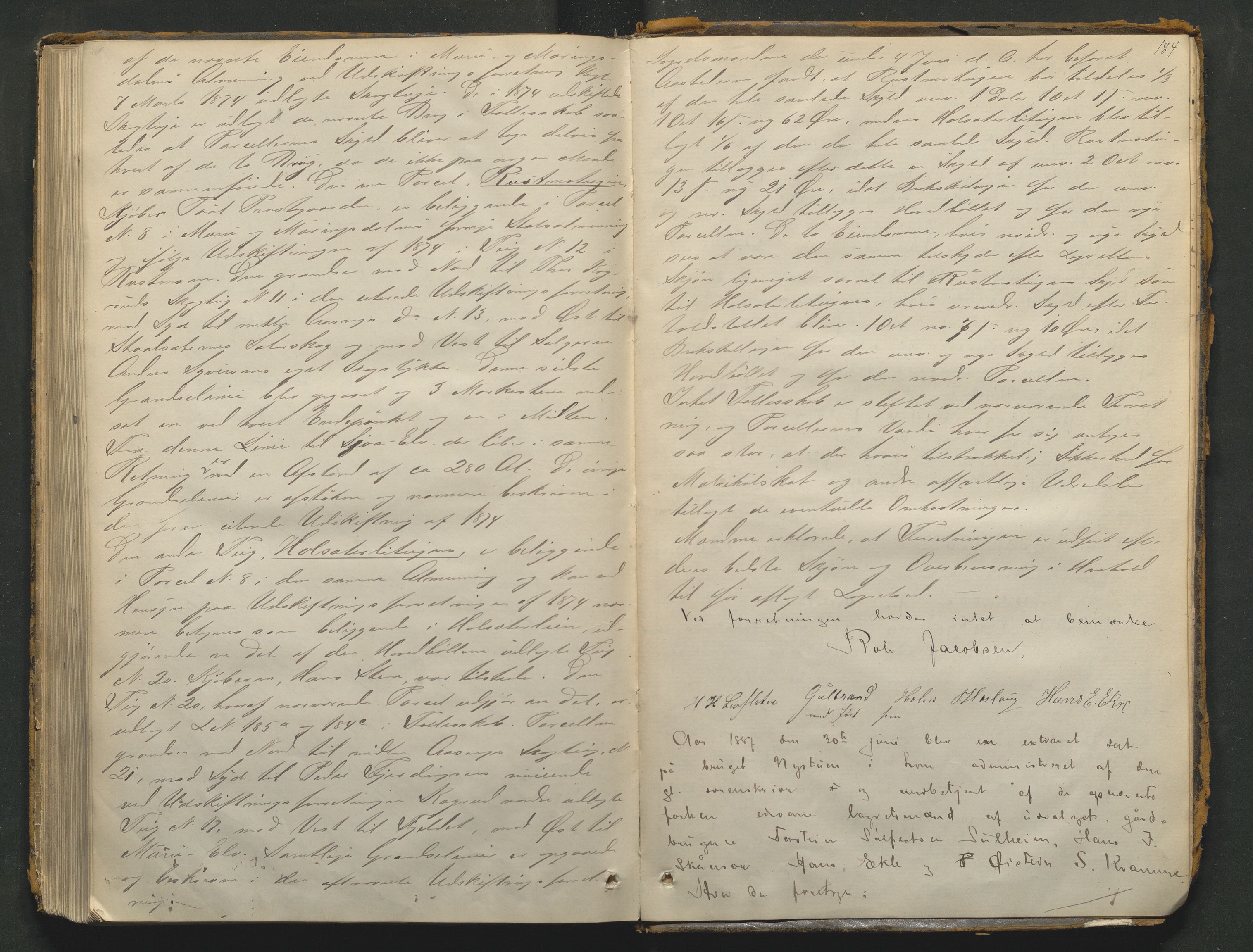 Nord-Gudbrandsdal tingrett, AV/SAH-TING-002/G/Gc/Gcb/L0004: Ekstrarettsprotokoll for åstedssaker, 1876-1887, p. 183b-184a