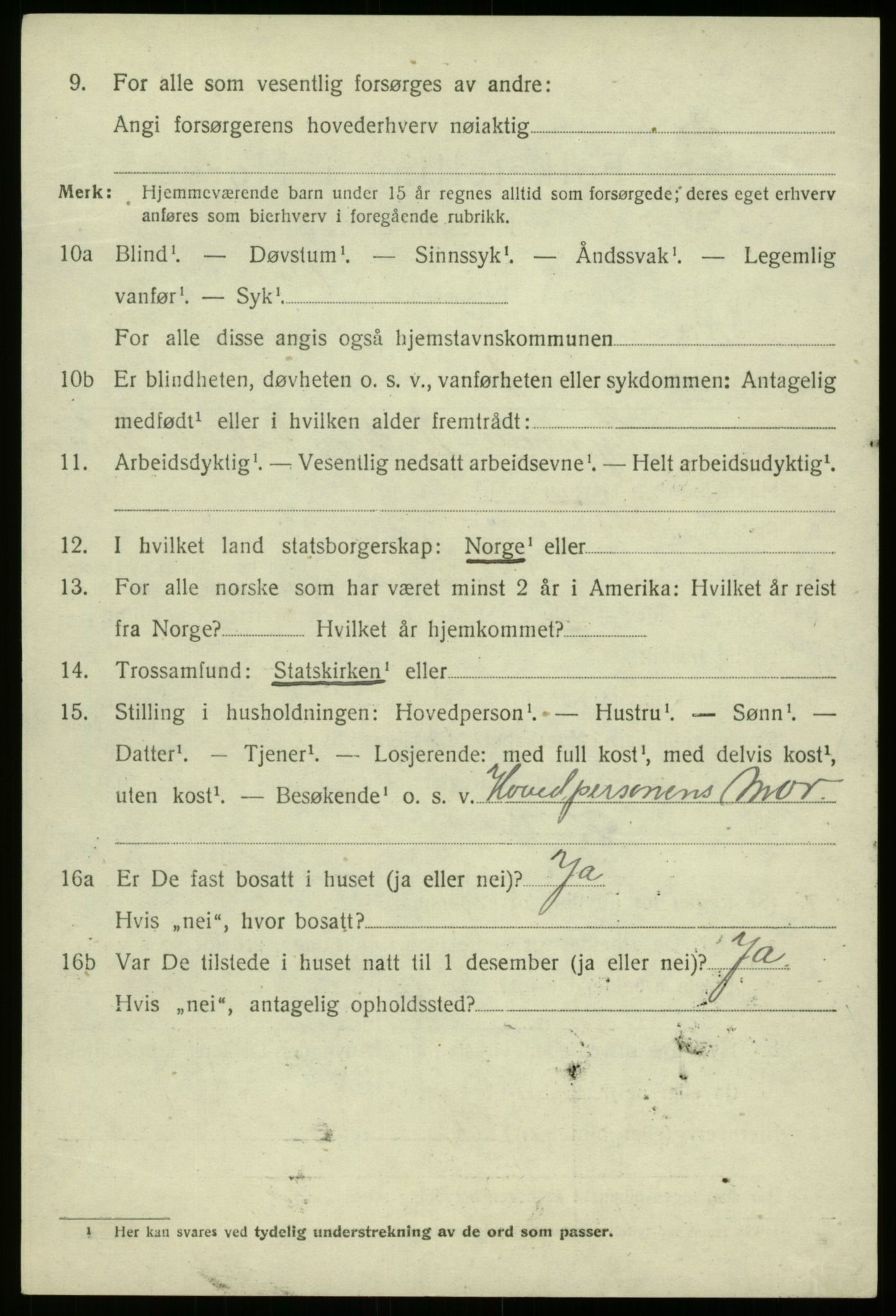 SAB, 1920 census for Davik, 1920, p. 1204