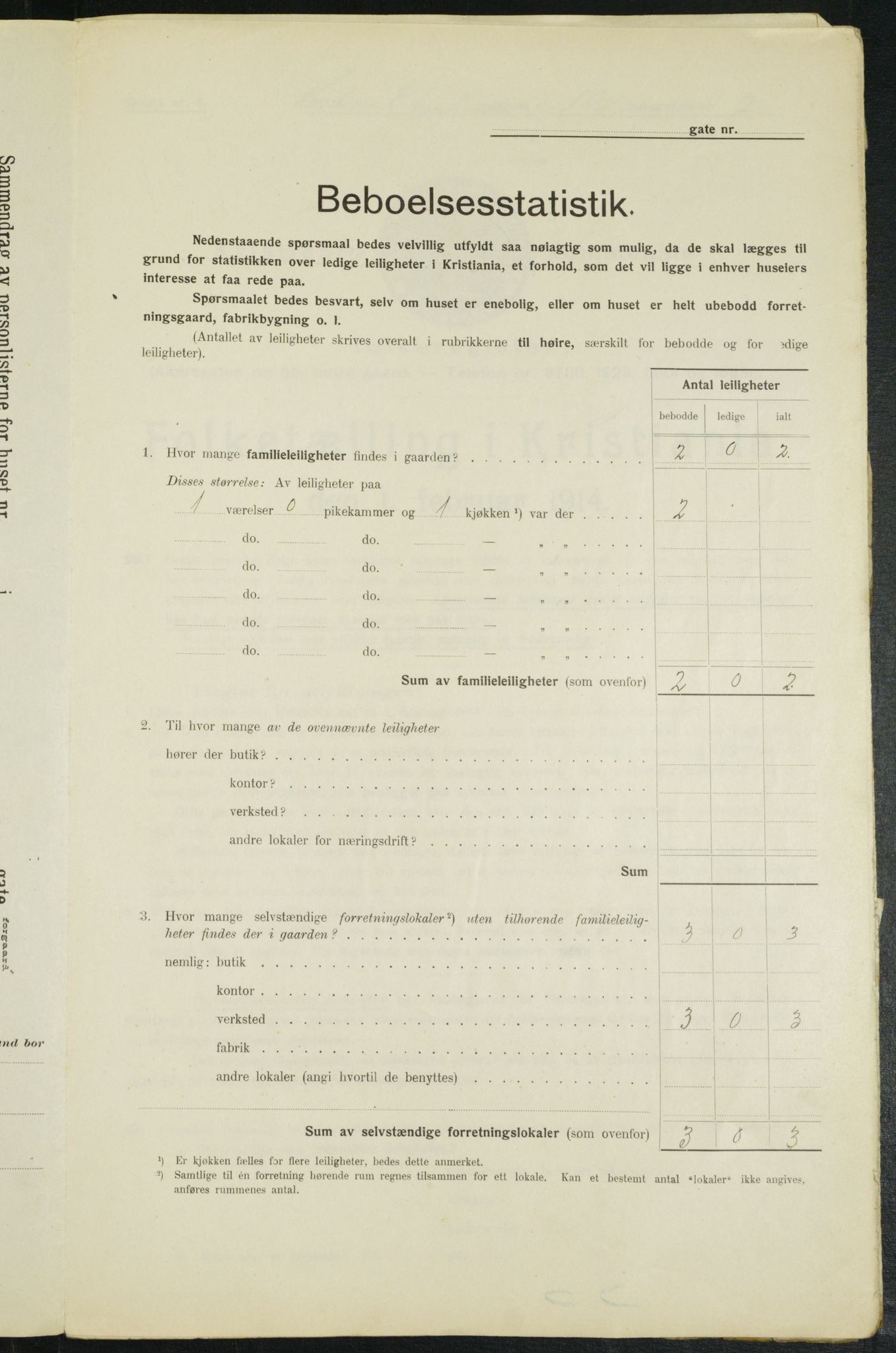 OBA, Municipal Census 1914 for Kristiania, 1914, p. 123523