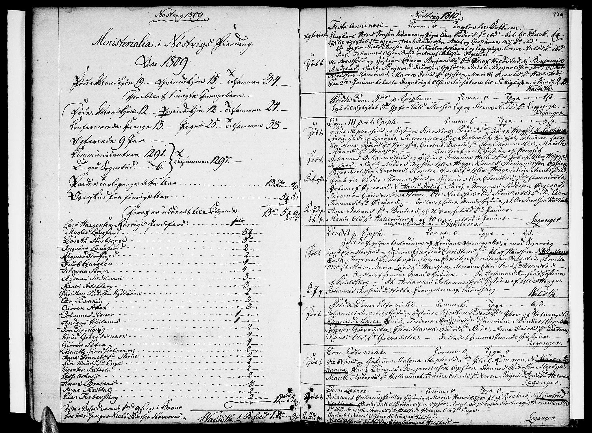 Ministerialprotokoller, klokkerbøker og fødselsregistre - Nordland, AV/SAT-A-1459/814/L0222: Parish register (official) no. 814A03, 1752-1819, p. 174