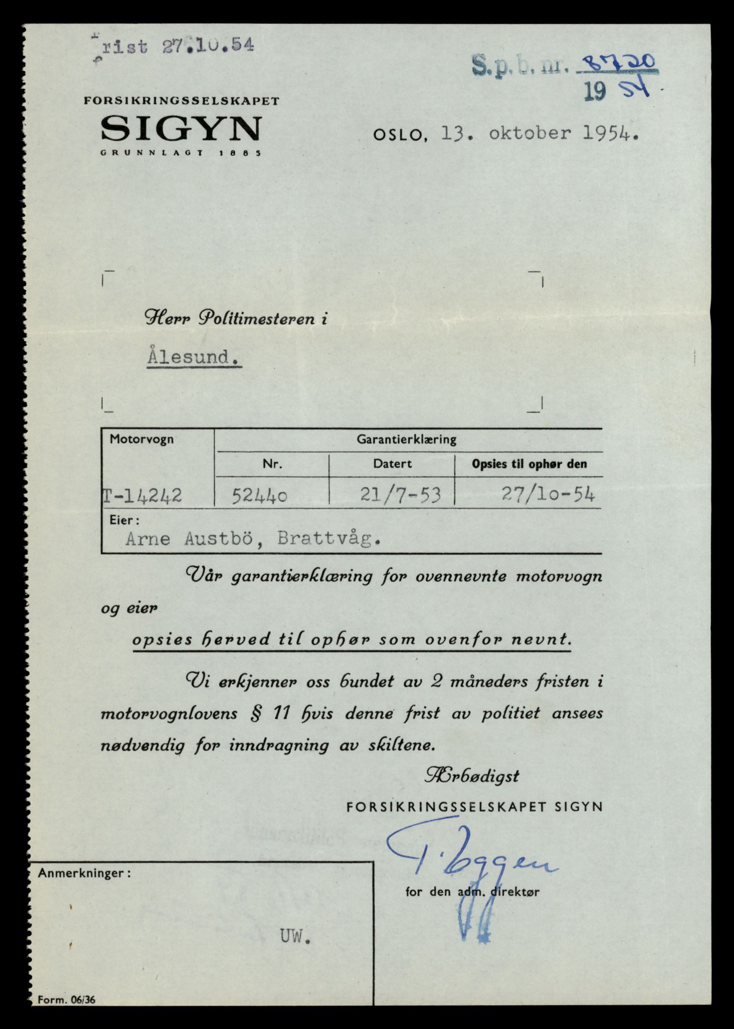 Møre og Romsdal vegkontor - Ålesund trafikkstasjon, AV/SAT-A-4099/F/Fe/L0044: Registreringskort for kjøretøy T 14205 - T 14319, 1927-1998, p. 1108