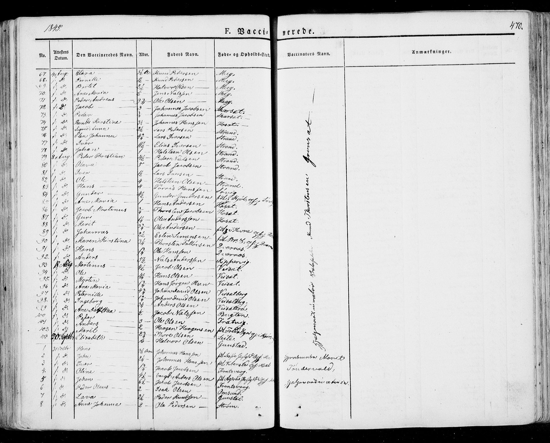 Ministerialprotokoller, klokkerbøker og fødselsregistre - Møre og Romsdal, AV/SAT-A-1454/568/L0803: Parish register (official) no. 568A10, 1830-1853, p. 470