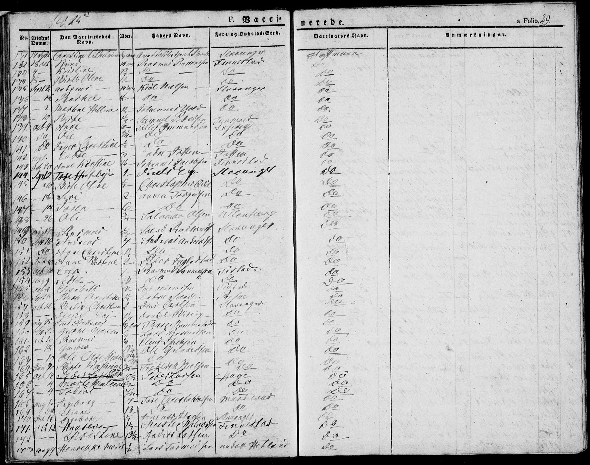 Domkirken sokneprestkontor, AV/SAST-A-101812/001/30/30BA/L0010: Parish register (official) no. A 10, 1821-1859, p. 29