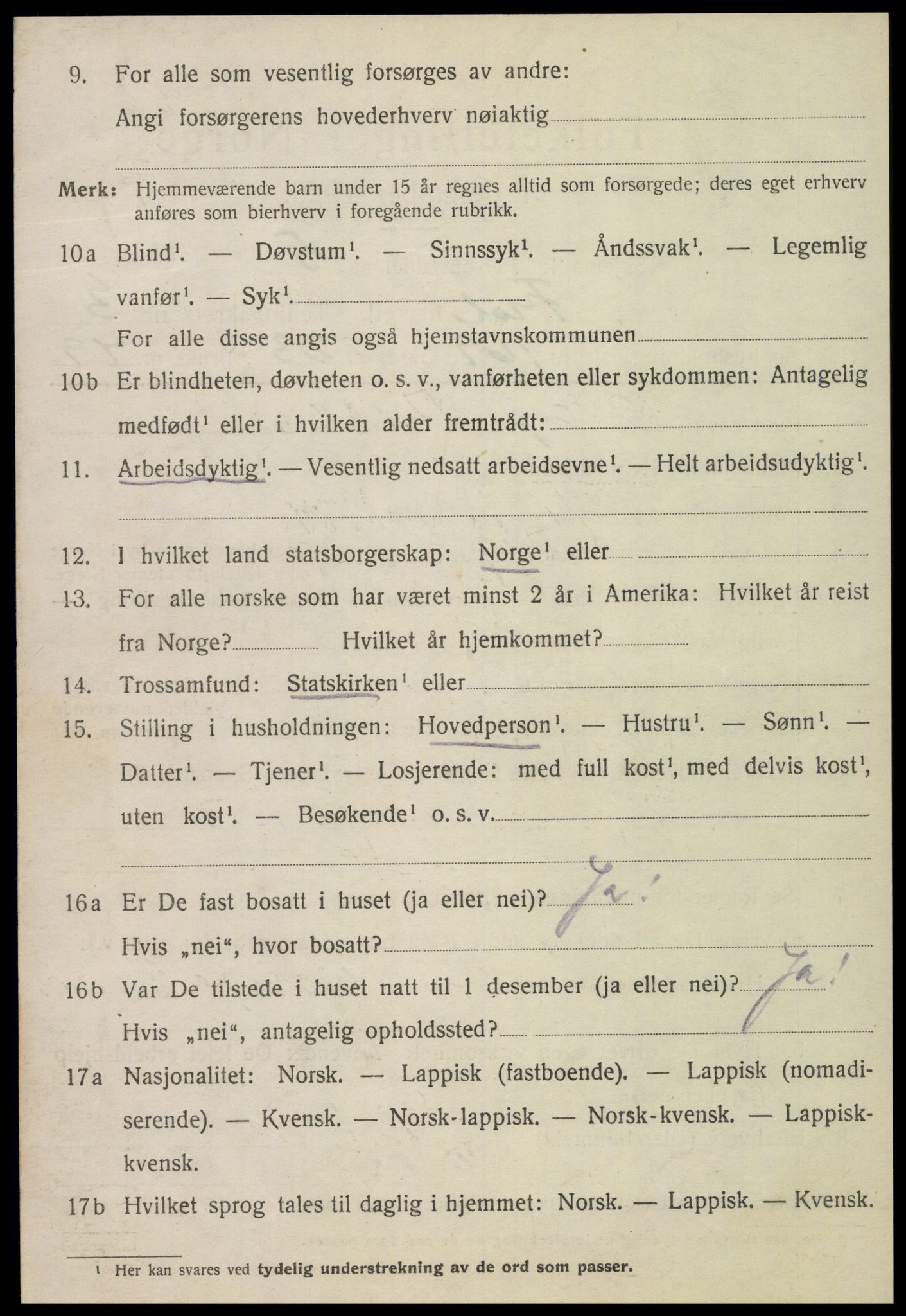 SAT, 1920 census for Frol, 1920, p. 5462