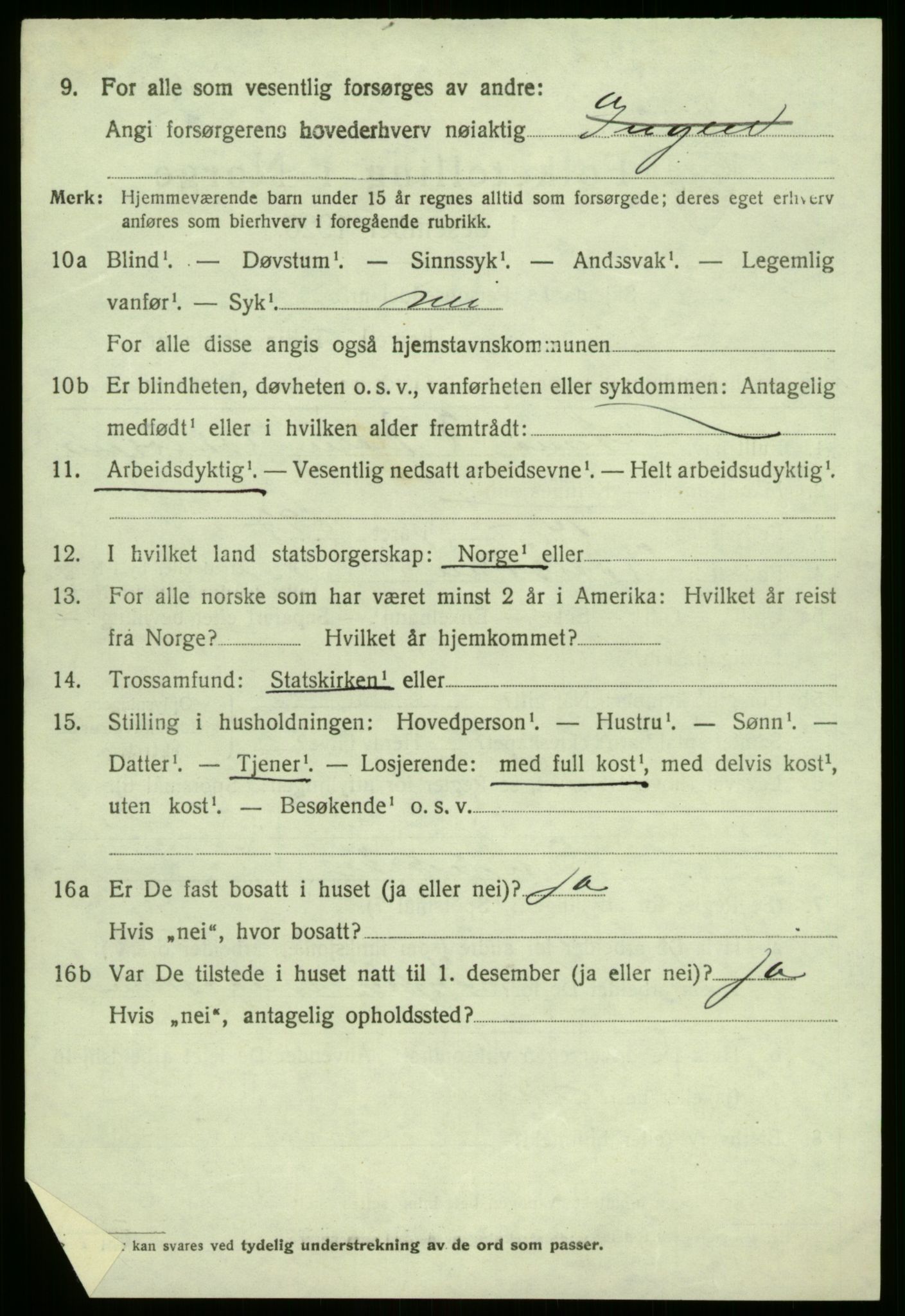 SAB, 1920 census for Luster, 1920, p. 4547