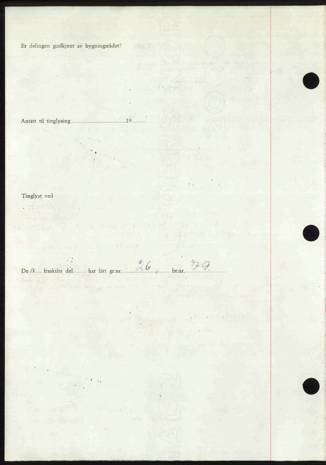 Romsdal sorenskriveri, AV/SAT-A-4149/1/2/2C: Mortgage book no. A30, 1949-1949, Diary no: : 1667/1949