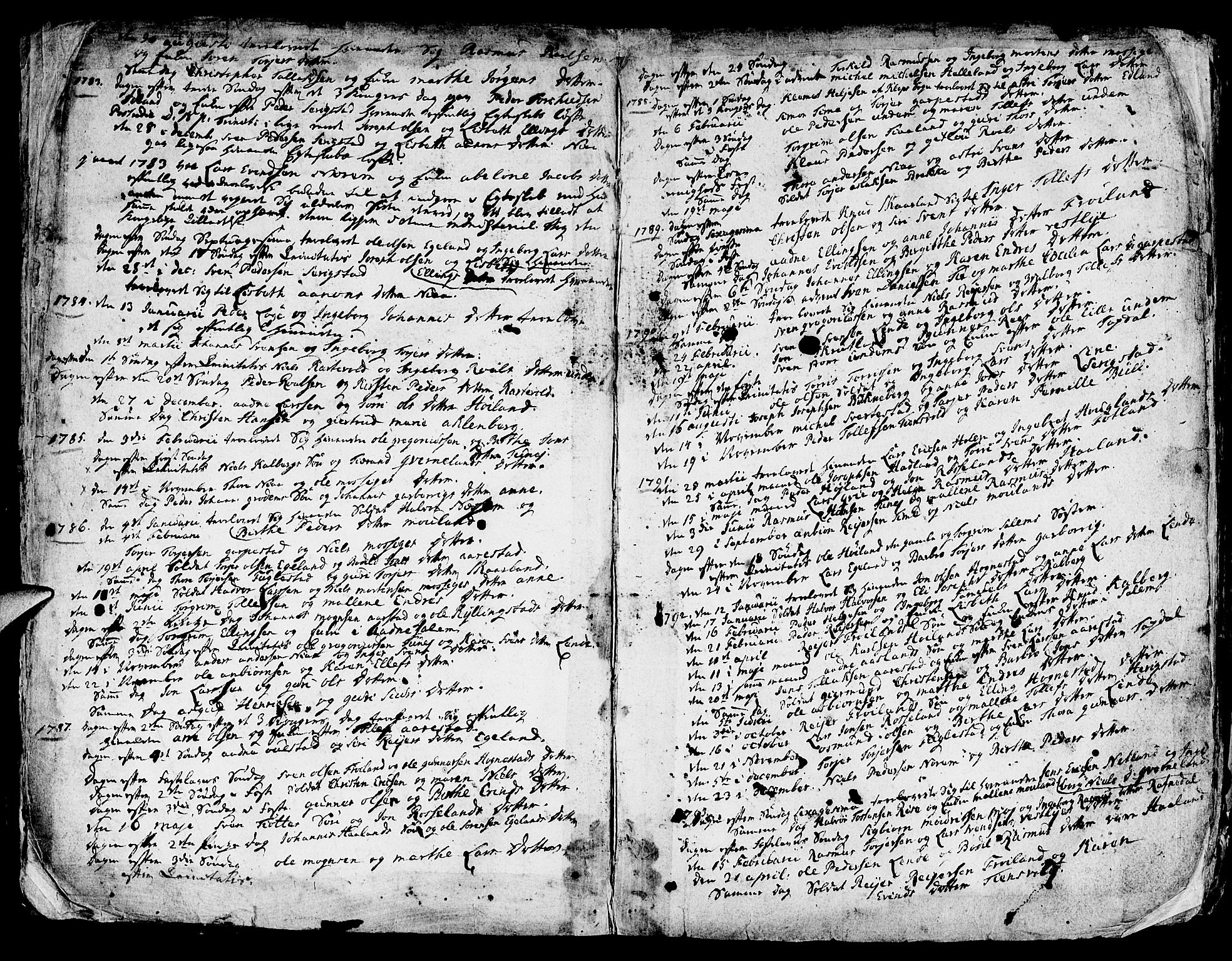 Lye sokneprestkontor, AV/SAST-A-101794/001/30BA/L0001: Parish register (official) no. A 1 /1, 1725-1800