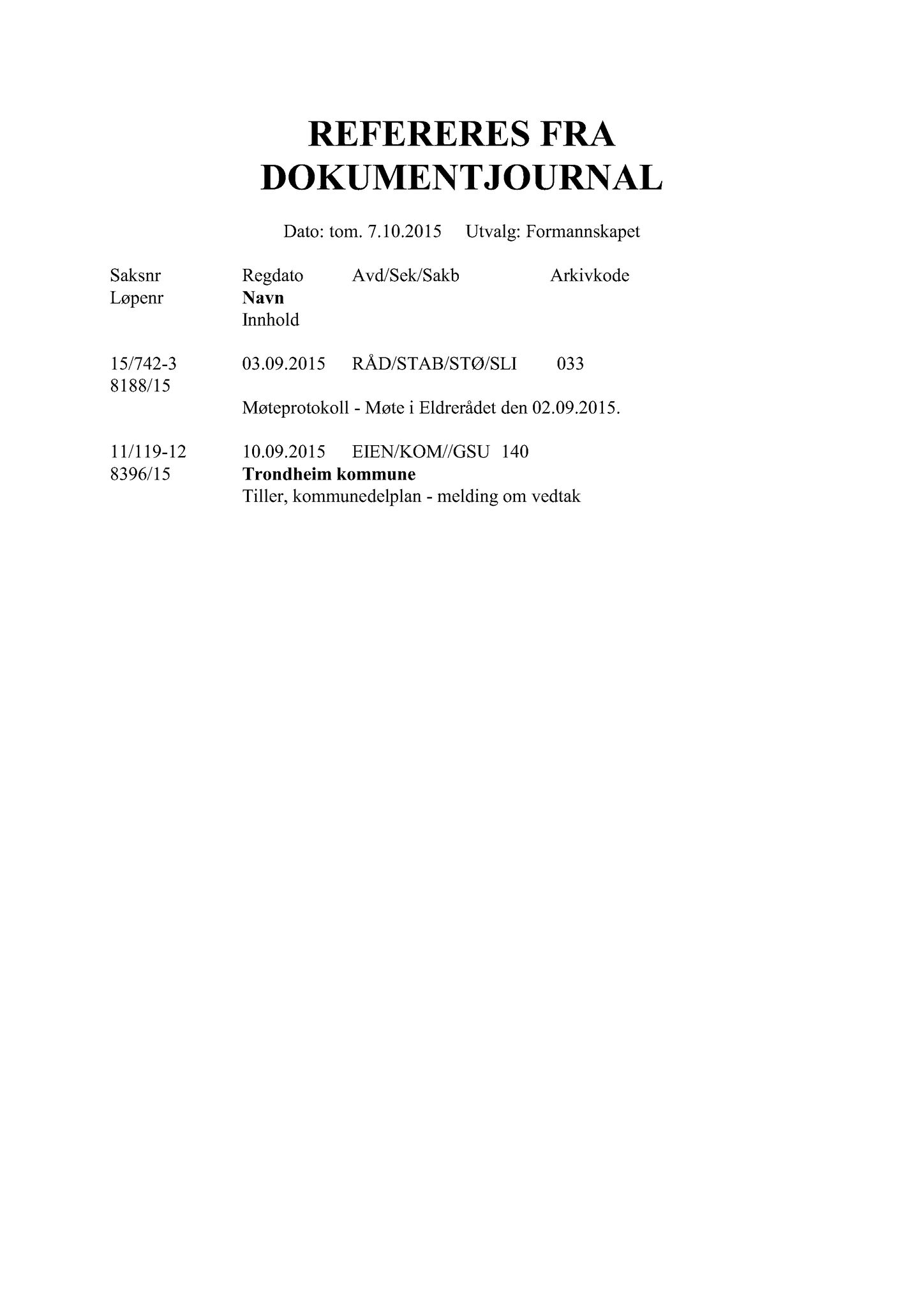 Klæbu Kommune, TRKO/KK/02-FS/L008: Formannsskapet - Møtedokumenter, 2015, p. 2985