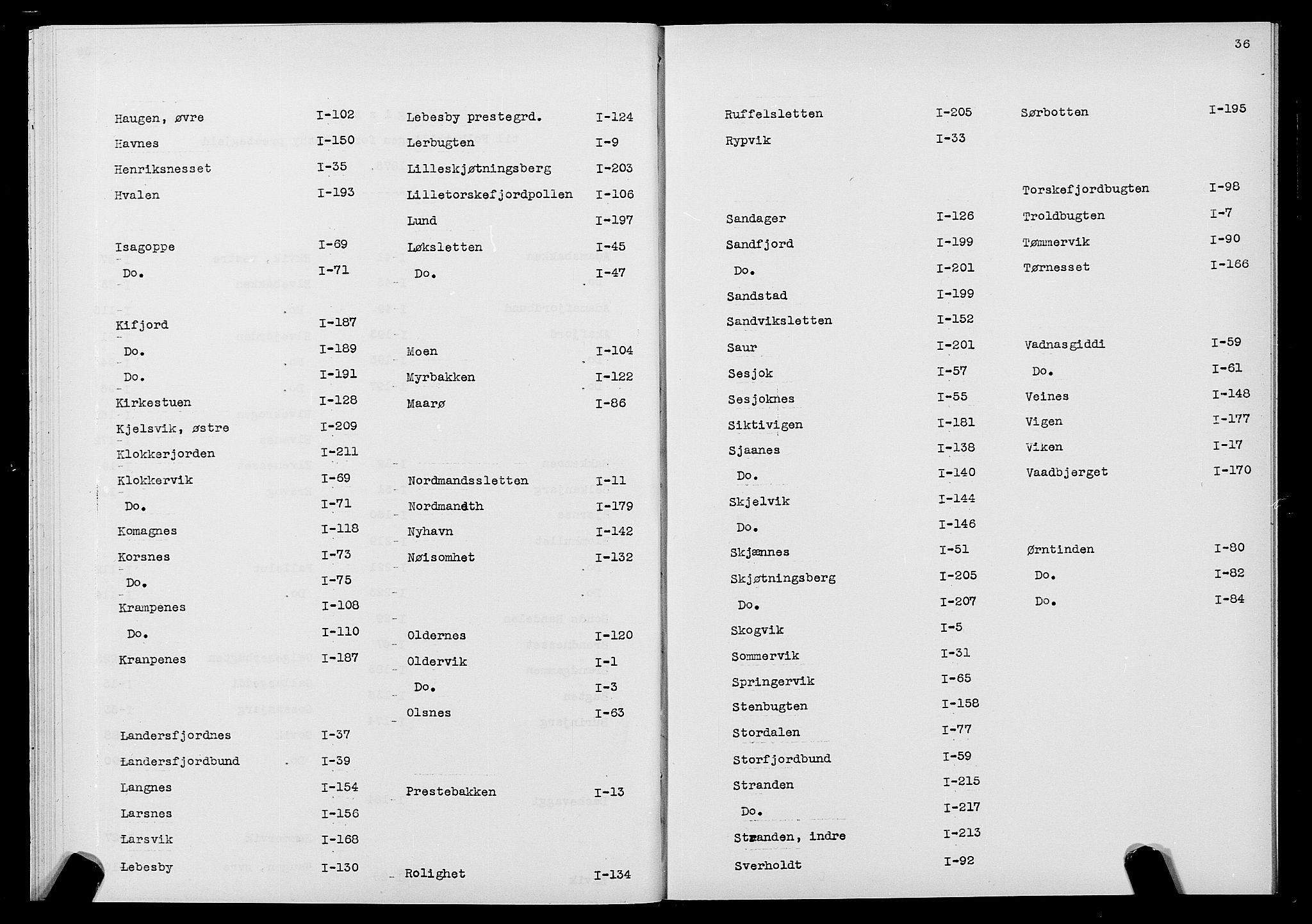 SATØ, 1875 census for 2022P Lebesby, 1875, p. 36