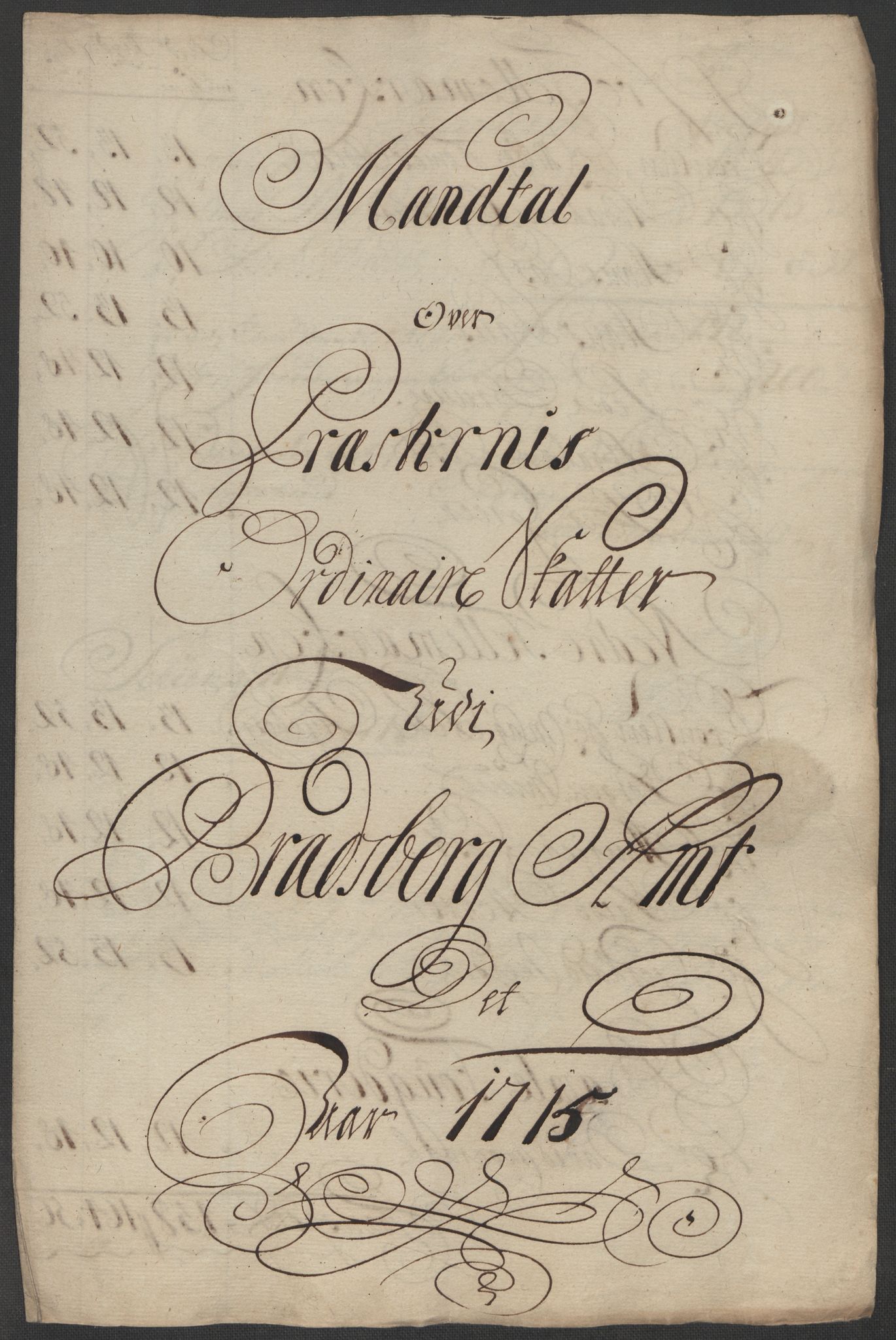 Rentekammeret inntil 1814, Reviderte regnskaper, Fogderegnskap, RA/EA-4092/R36/L2127: Fogderegnskap Øvre og Nedre Telemark og Bamble, 1715, p. 89