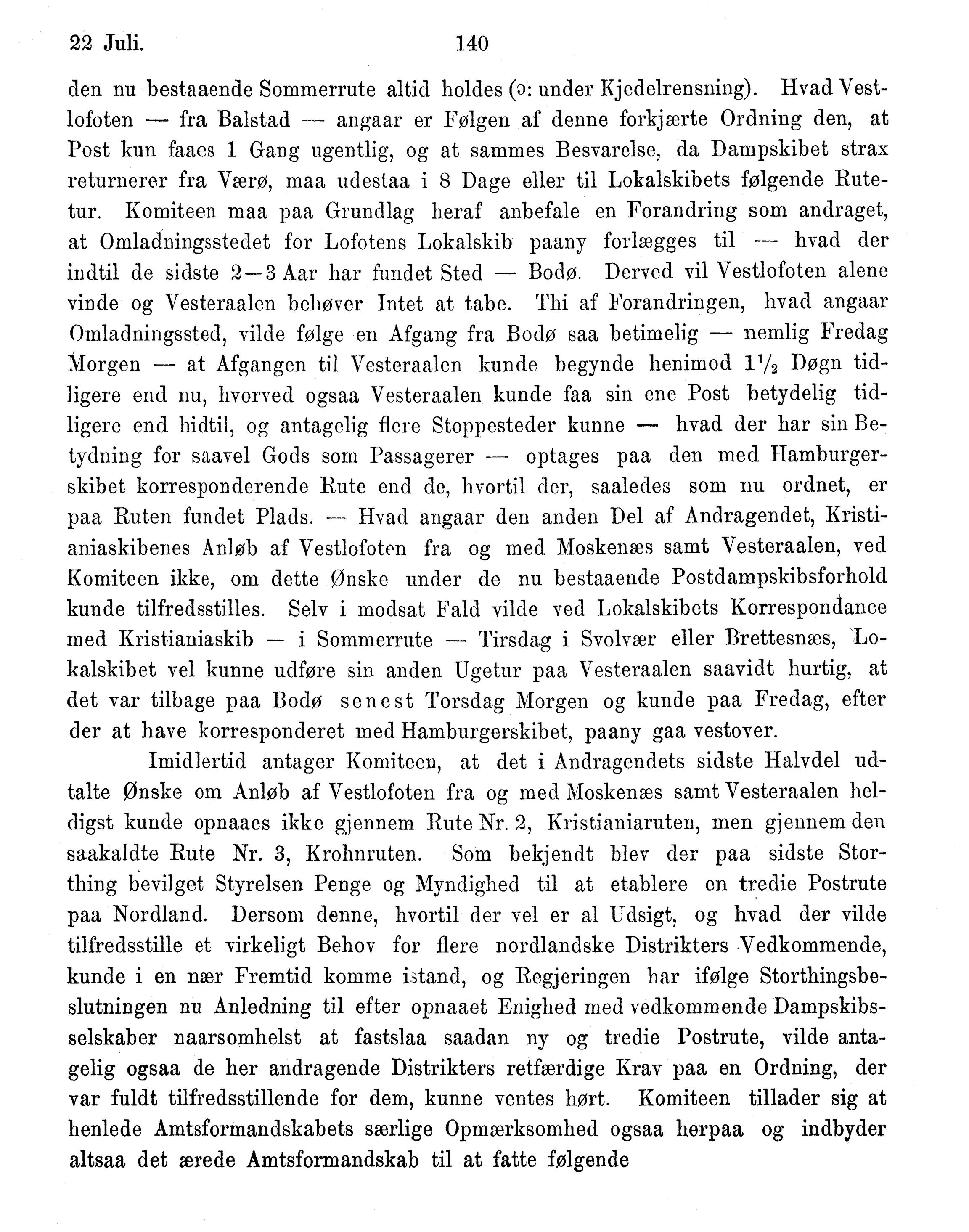 Nordland Fylkeskommune. Fylkestinget, AIN/NFK-17/176/A/Ac/L0015: Fylkestingsforhandlinger 1886-1890, 1886-1890